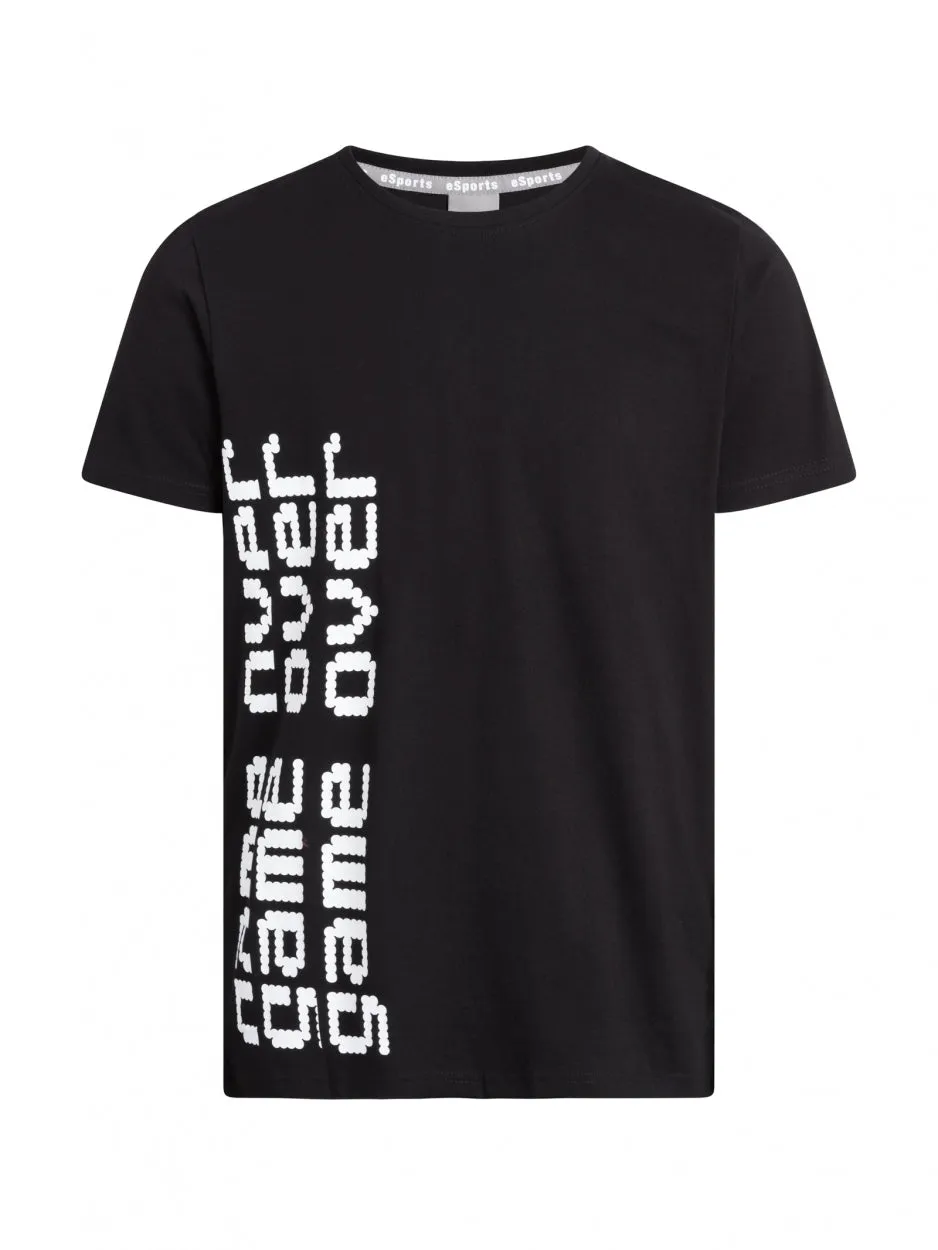 bench-op-t-shirt-herren-black-bio-baumwolle image 1