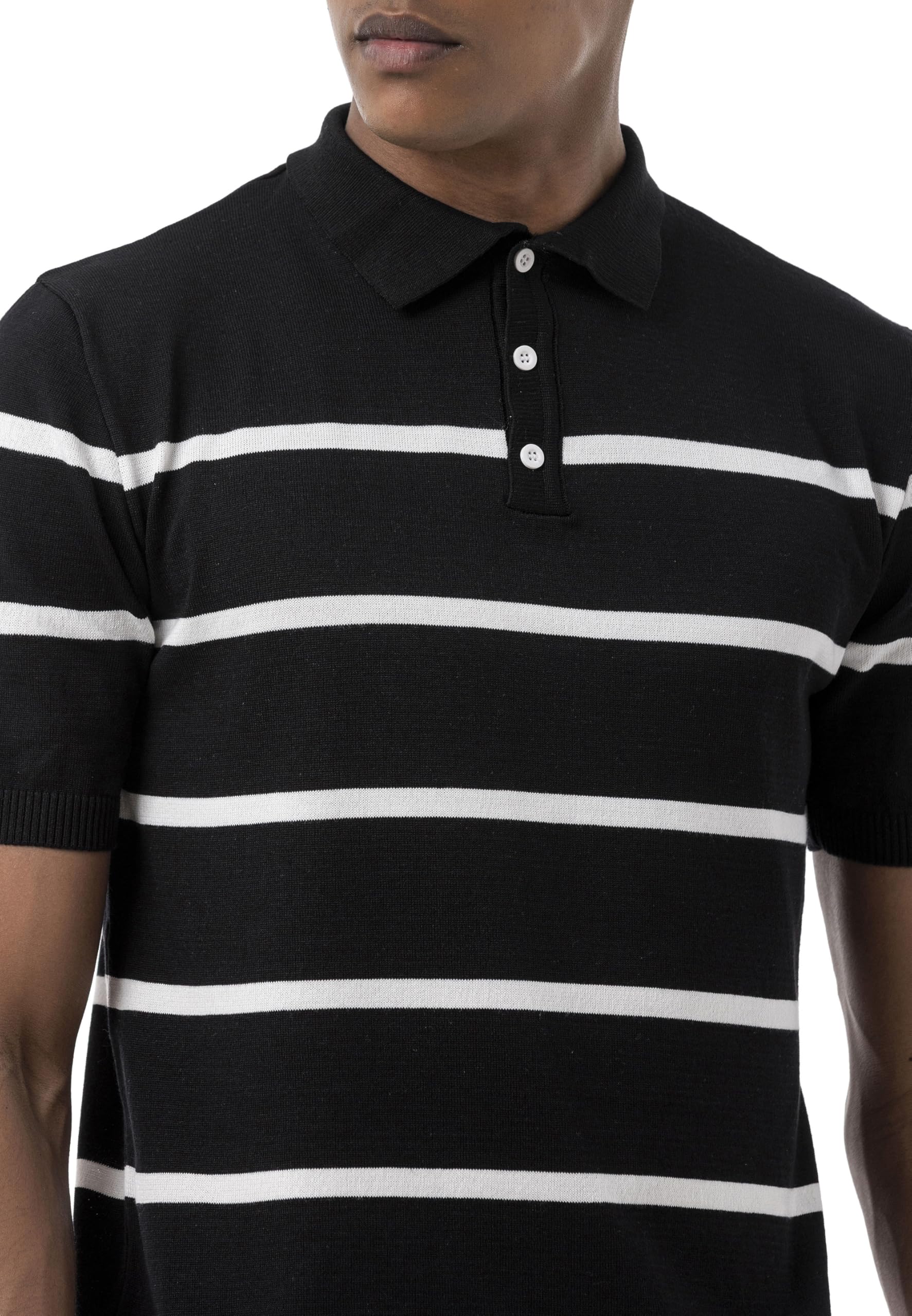 redbridge-by-tarz-cool-poloshirt-kordelstrick-streifen-kurzarm image 2