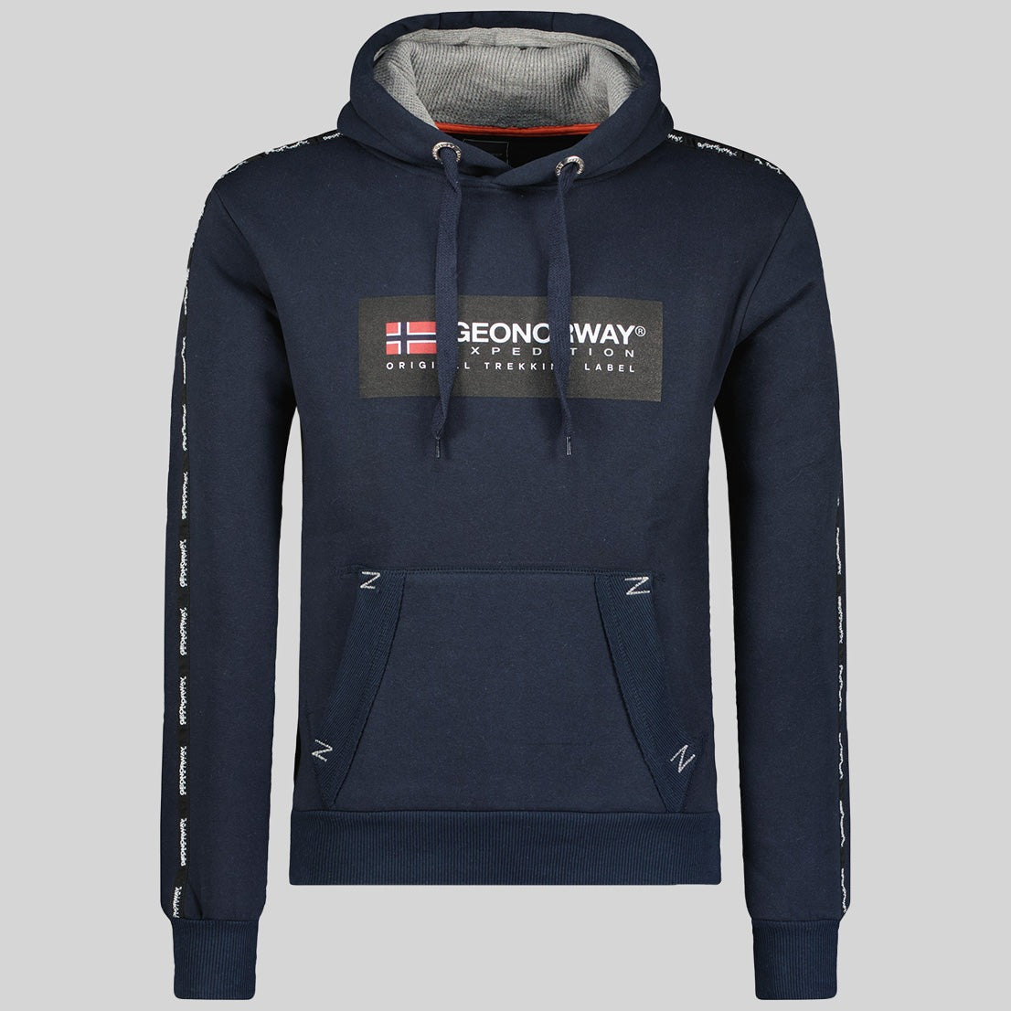 geographical-norway-gathlete-herren-hoodie-marine-print image 1
