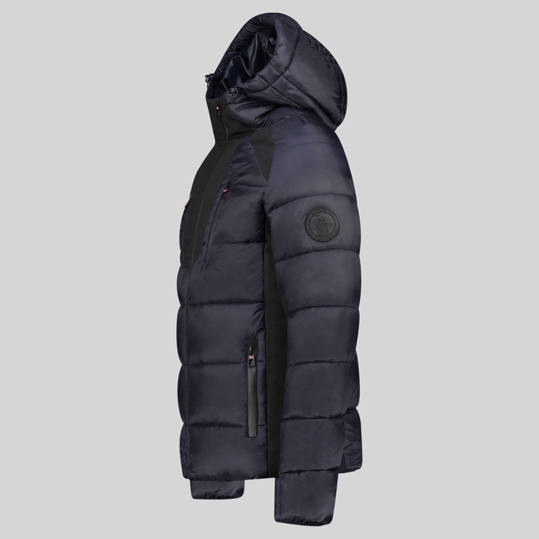 geographical-norway-bastian-herren-steppjacke-schwarz-kurze-form image 5