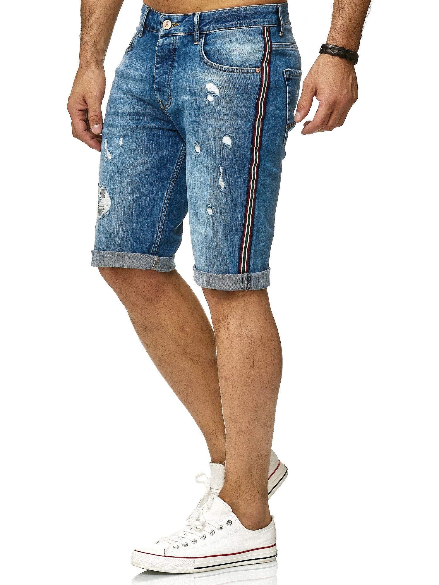 redbridge-jeans-shorts-herren-regular-fit-used-look-29w-sommer image 2