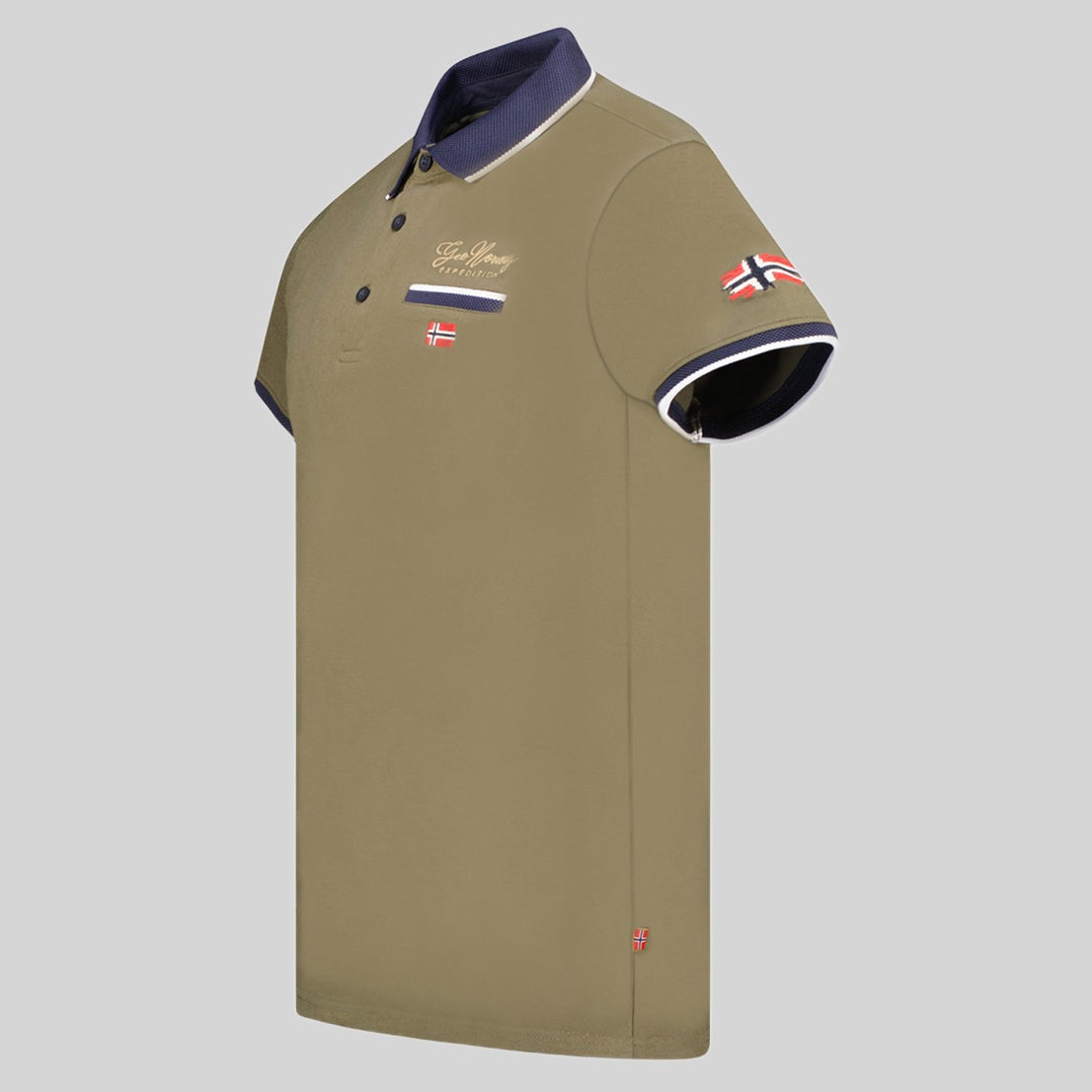 geographical-norway-kara-polo-herren-marine-baumwolle-kurzarm image 8