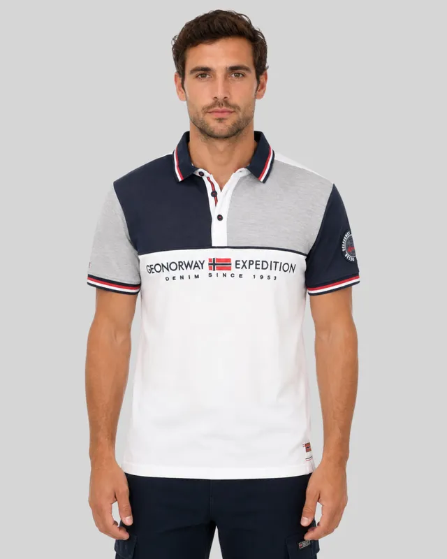 geographical-norway-kondo-polo-herren-wei-baumwolle-m image 1