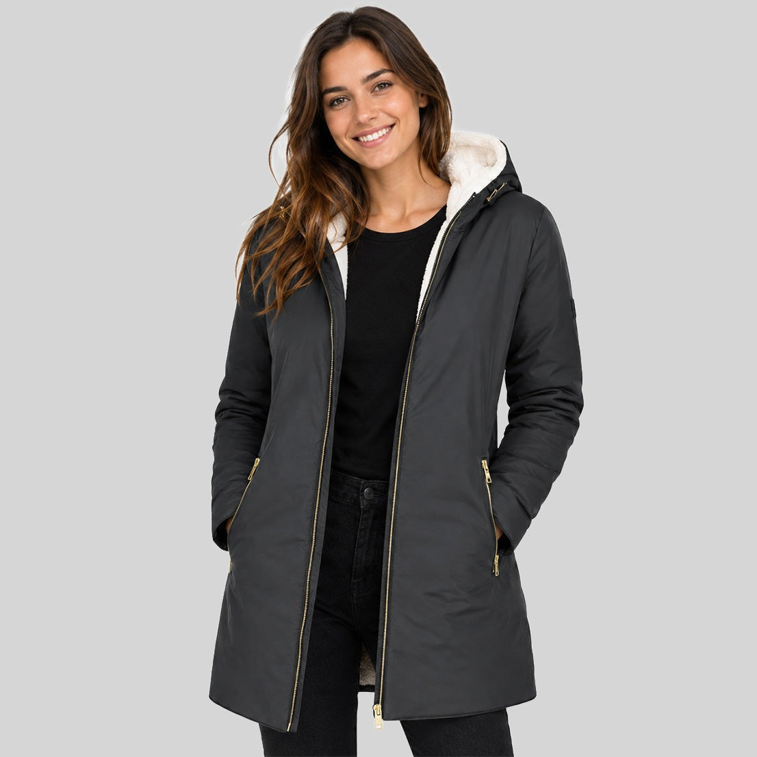geographical-norway-capella-damen-parka-marine-mit-kunstfell image 7