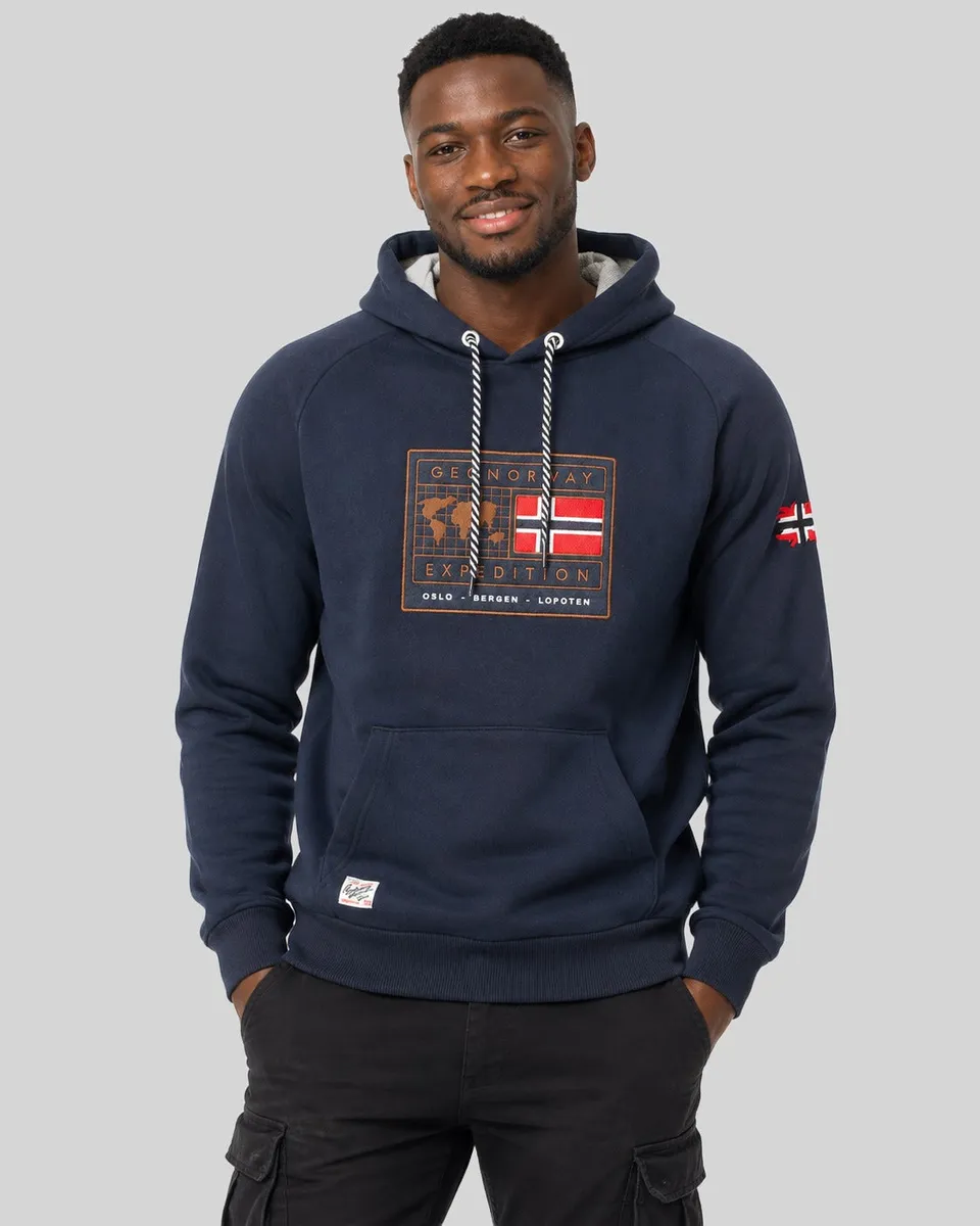 geographical-norway-gofoten-sweatshirt-herren-kapuze-schwarz image 1