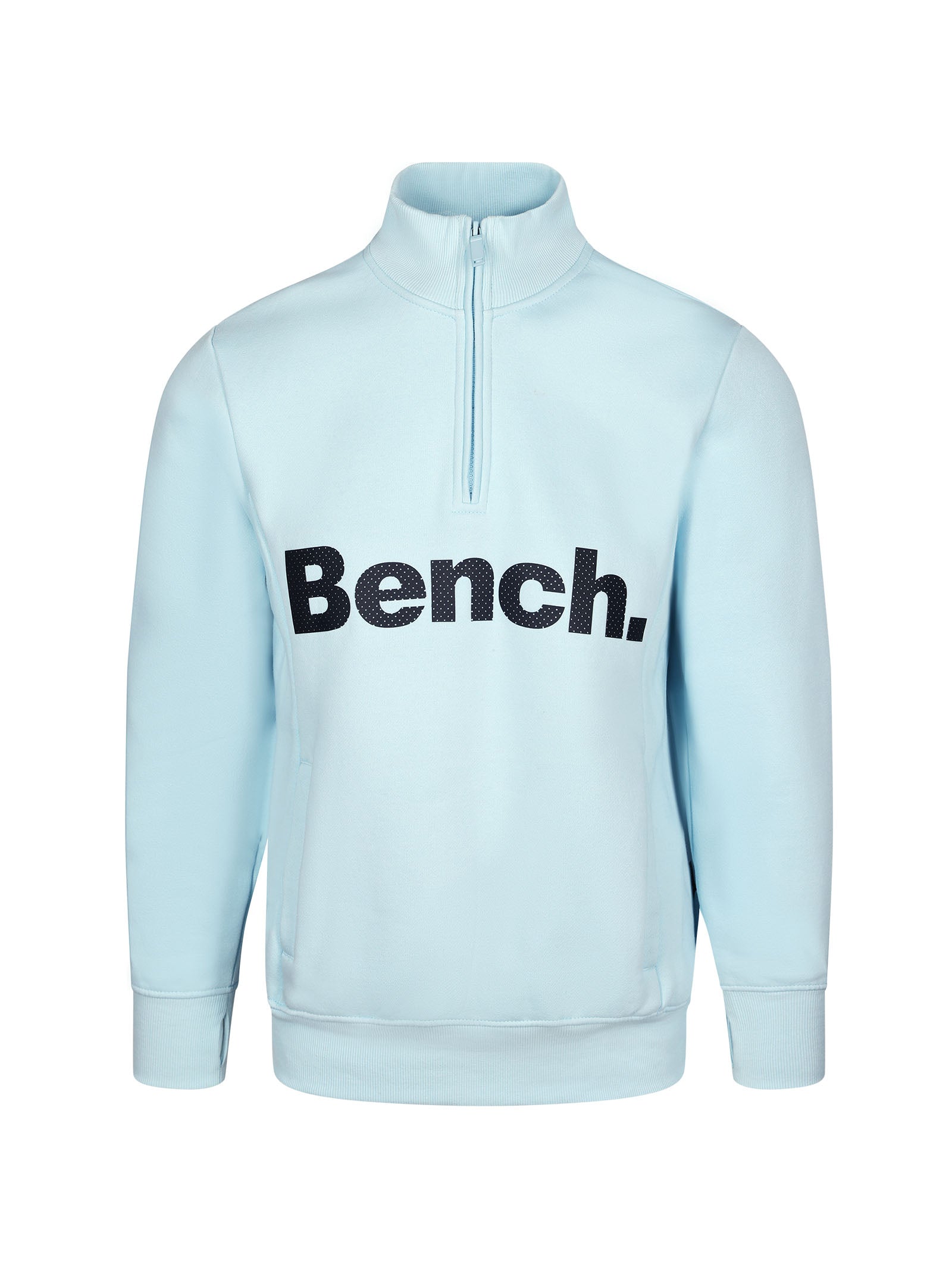 bench-plinth-sweatshirt-herren-ice-slim-fit-viertelzip image 1