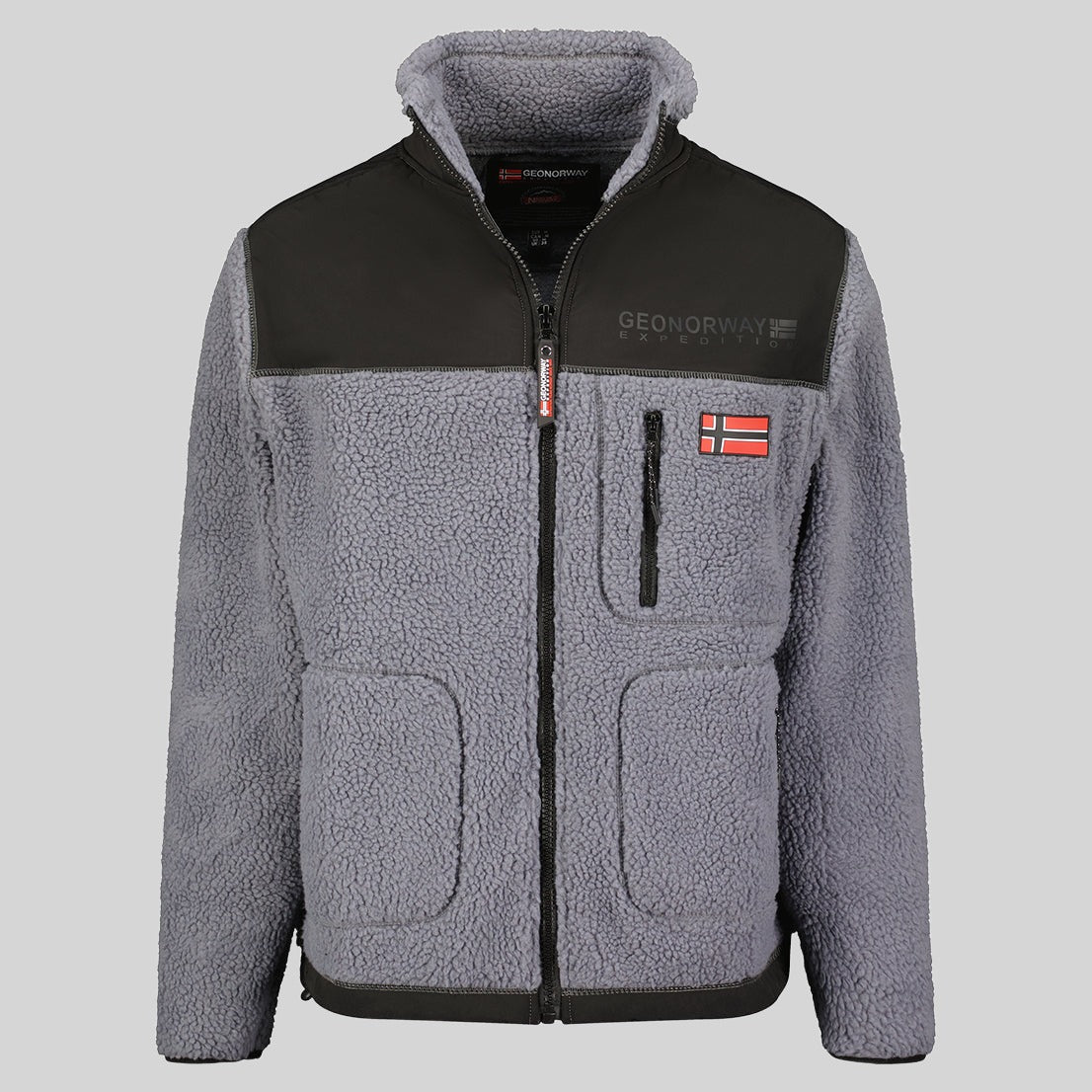 geographical-norway-tuvalu-fleecejacke-herren-wei-taschen image 8