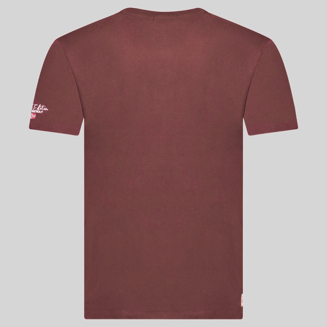 geographical-norway-jaramont-herren-t-shirt-bordeaux-print image 7