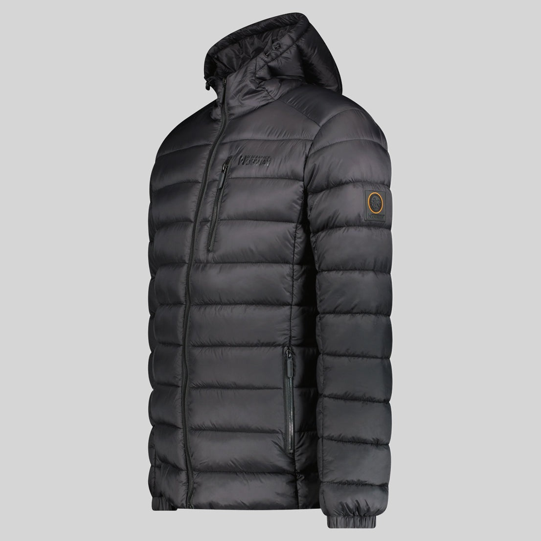 geographical-norway-drapeau-herren-steppjacke-schwarz-schwarz-kapuze-leicht image 5