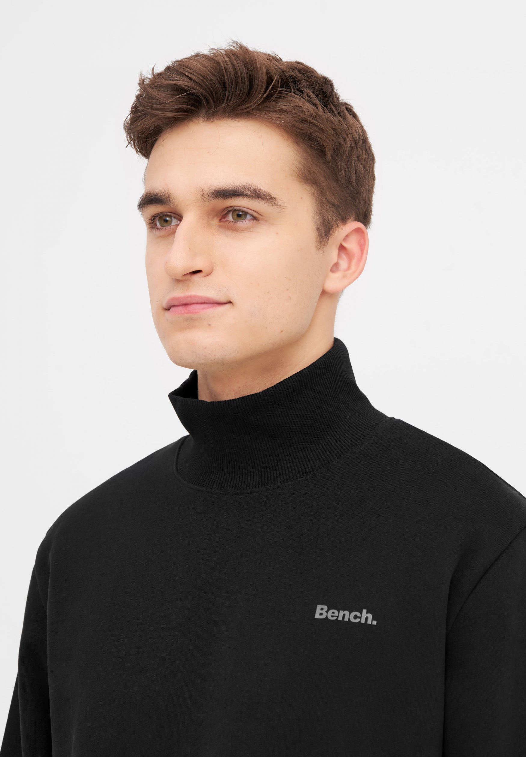 bench-turku-sweatshirt-herren-schwarz-m-50-stehkragen image 4