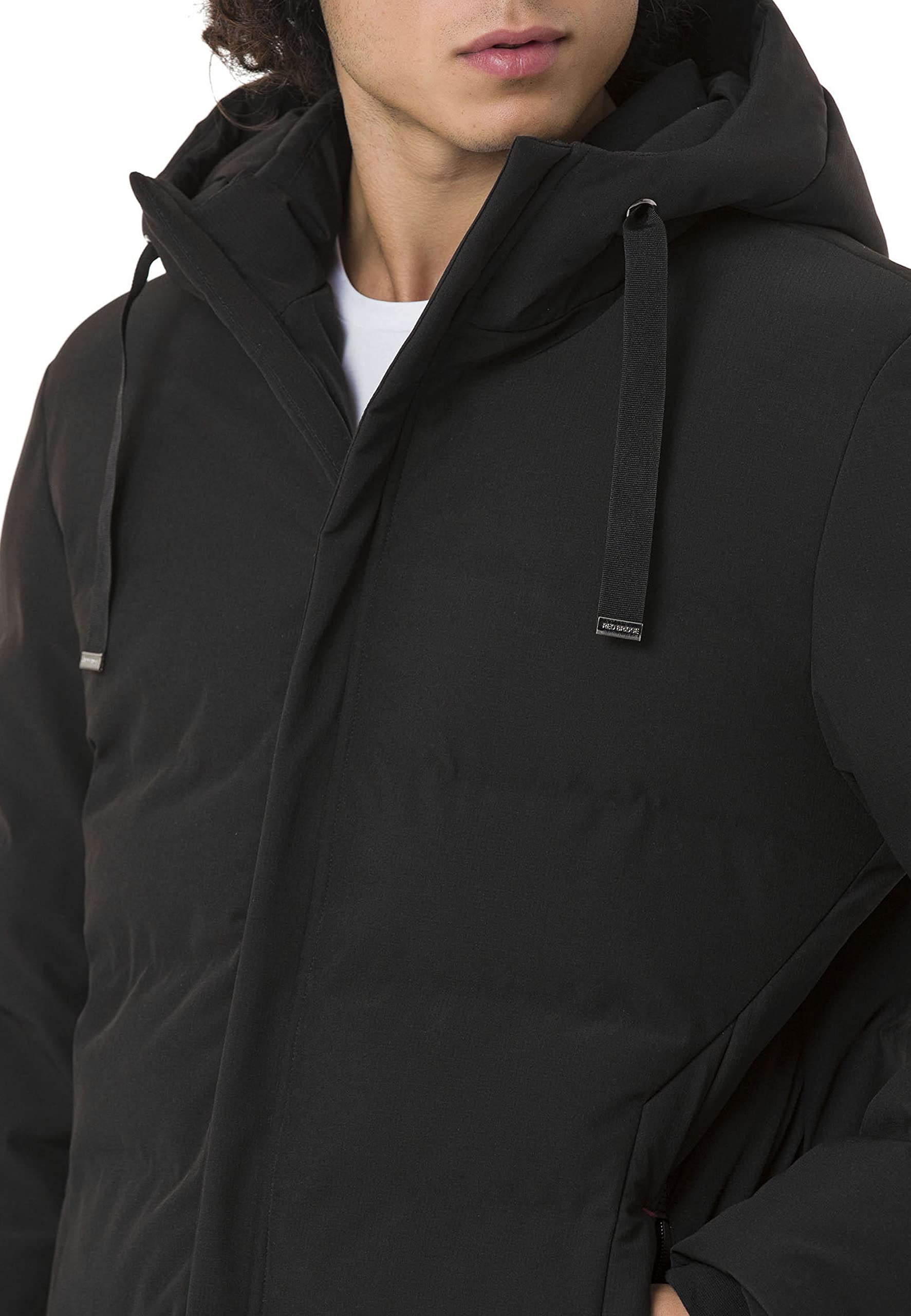 redbridge-steppmantel-pufferparka-herren-schwarz-winter image 8