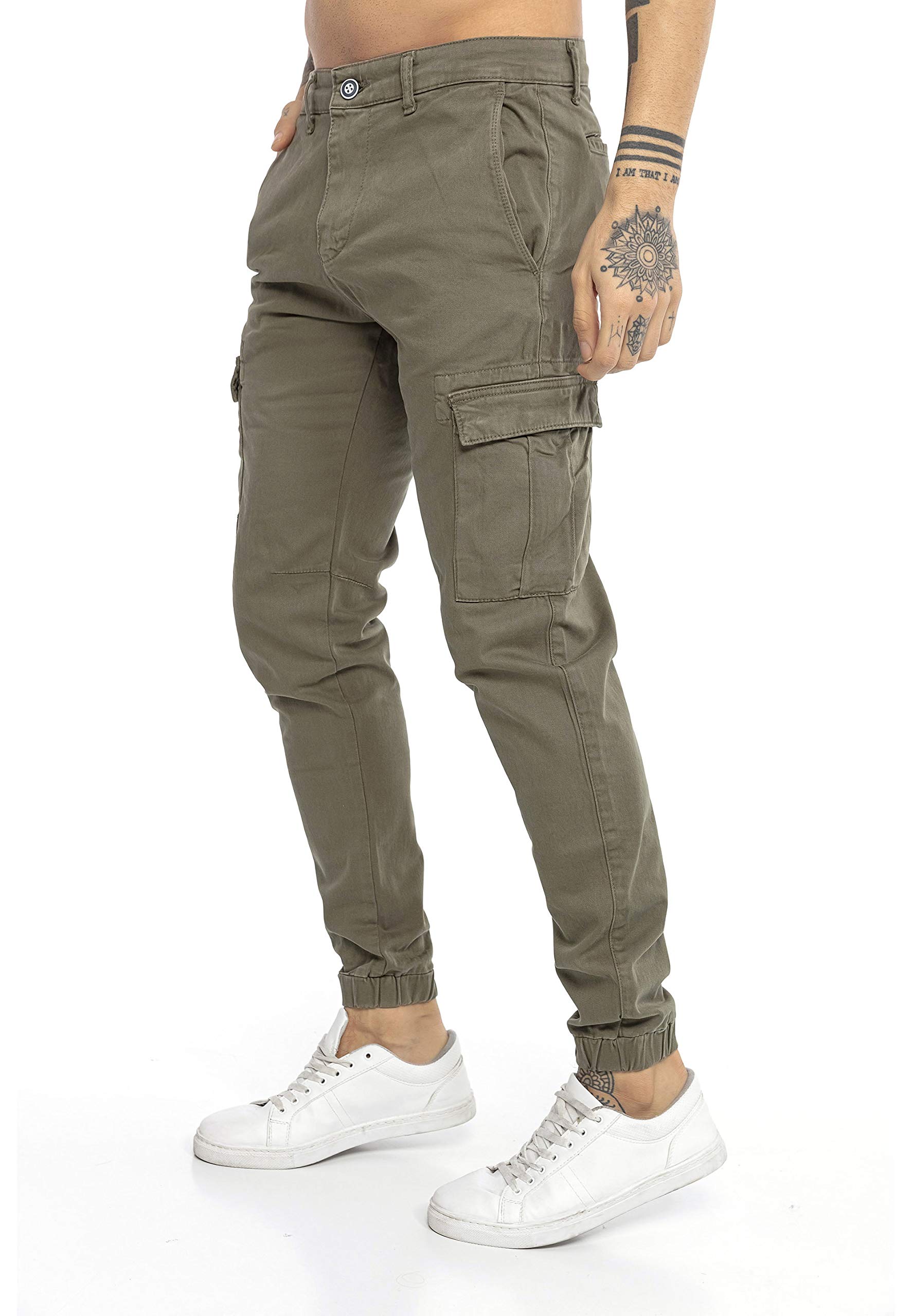 redbridge-m4263-jogger-jeans-cargo-herren-32w-32l-schwarz-stretch image 4
