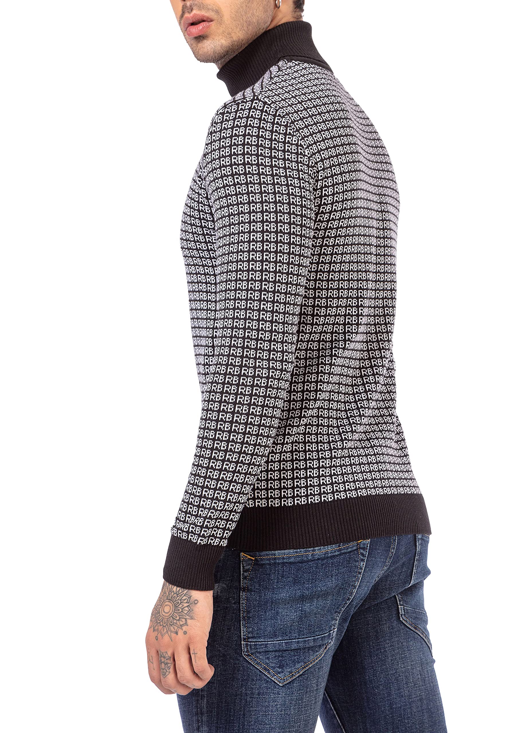 redbridge-rollkragen-pullover-herren-sweater-schwarz image 5