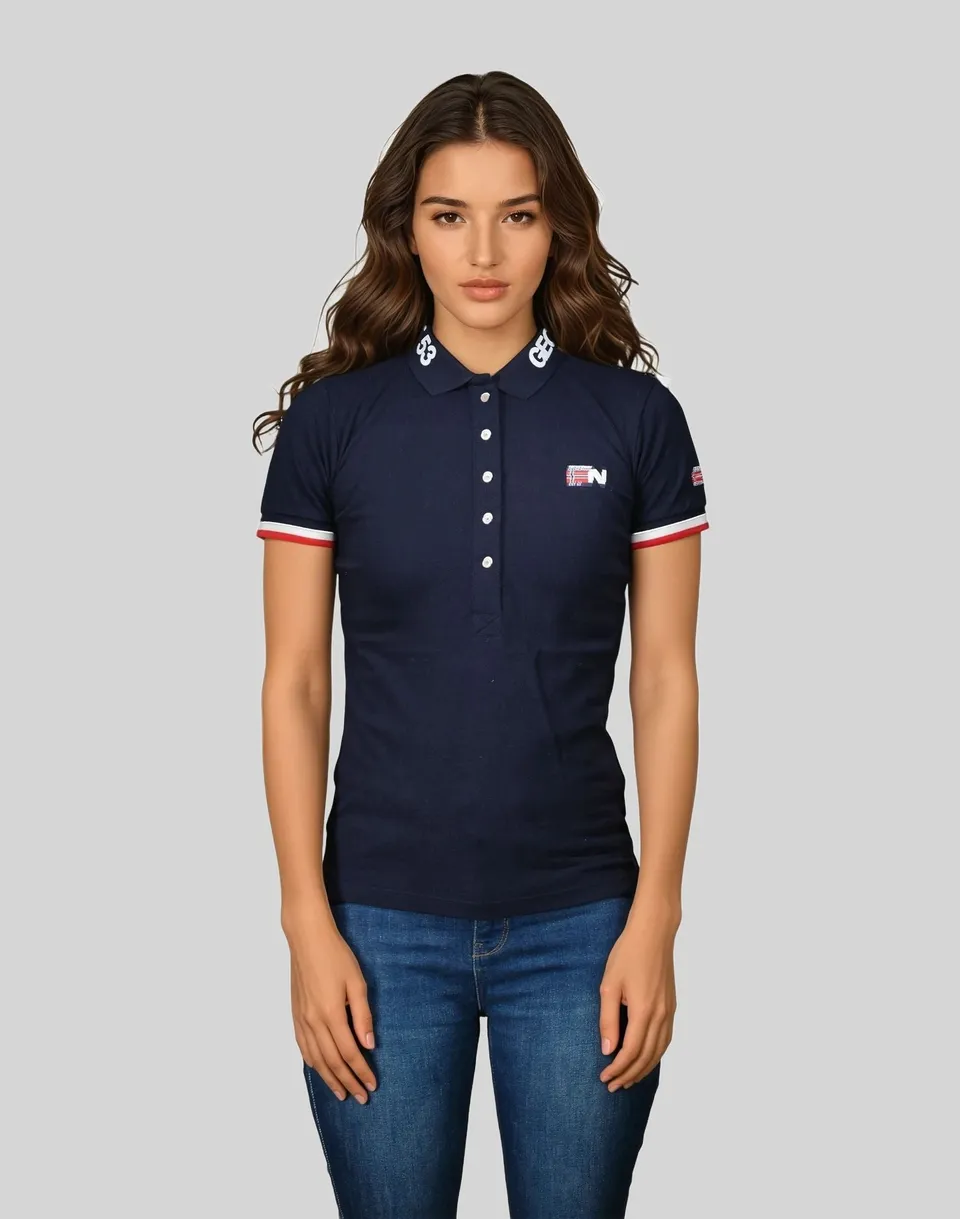 geographical-norway-kanolet-damen-polo-kurzarm-stickerei image 1