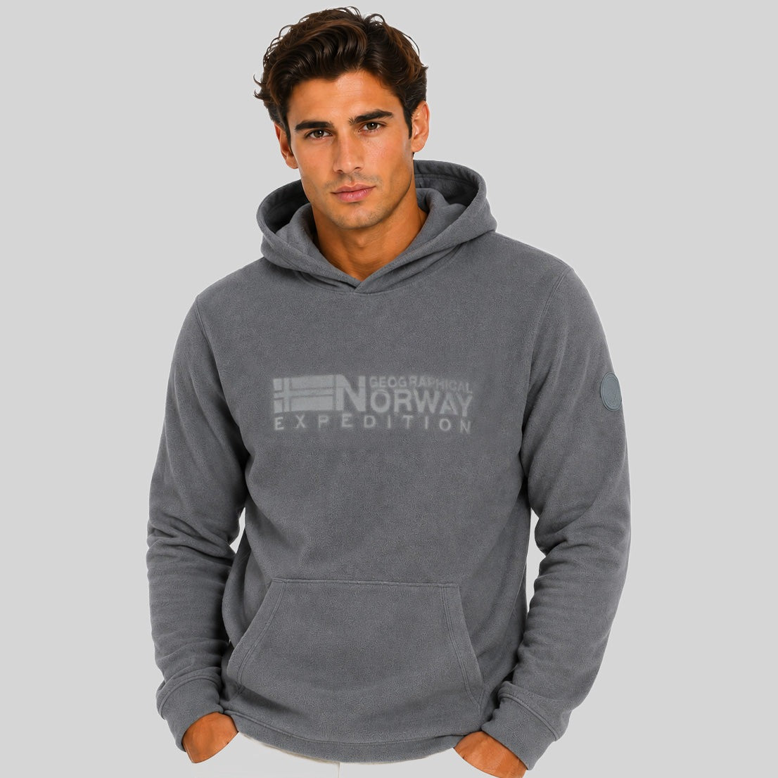 geographical-norway-ulton-fleecepullover-hellgrau-herren image 7