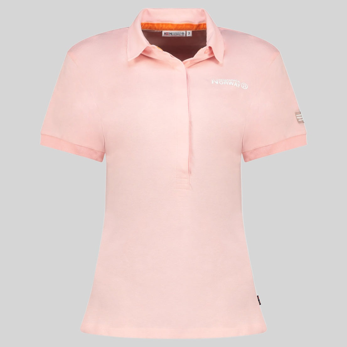geographical-norway-kumping-damen-polo-rosa-baumwolle image 5