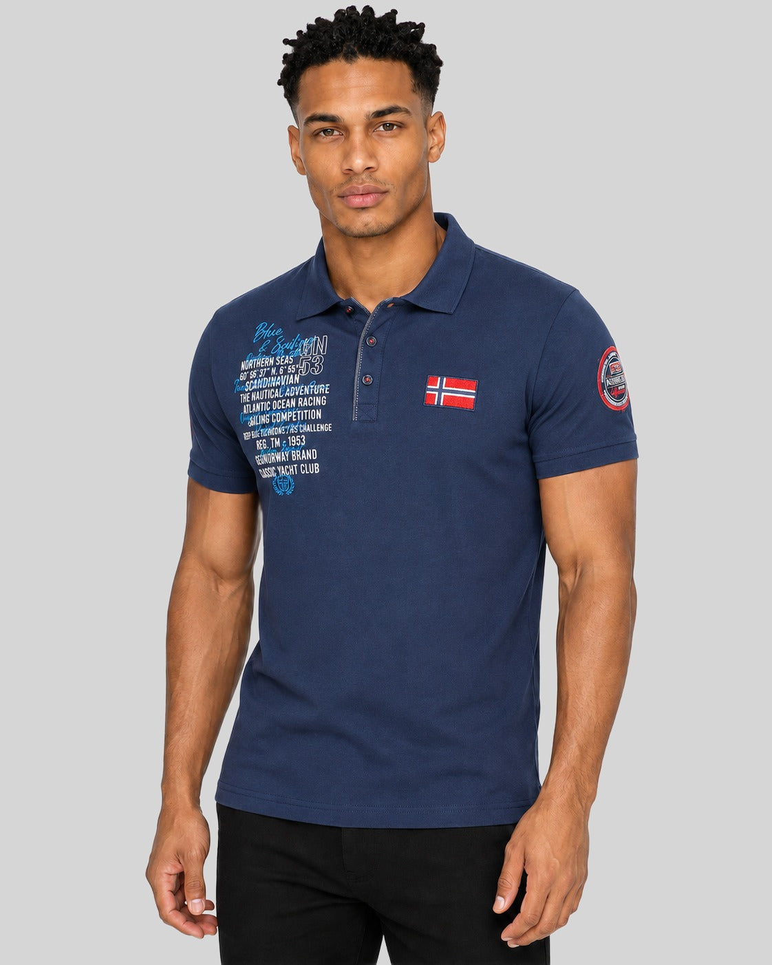 geographical-norway-kancre-herren-polohemd-schwarz-baumwolle image 6