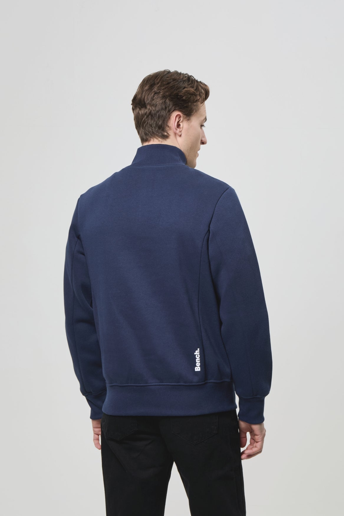 bench-plinth-sweatshirt-herren-ice-slim-fit-viertelzip image 8