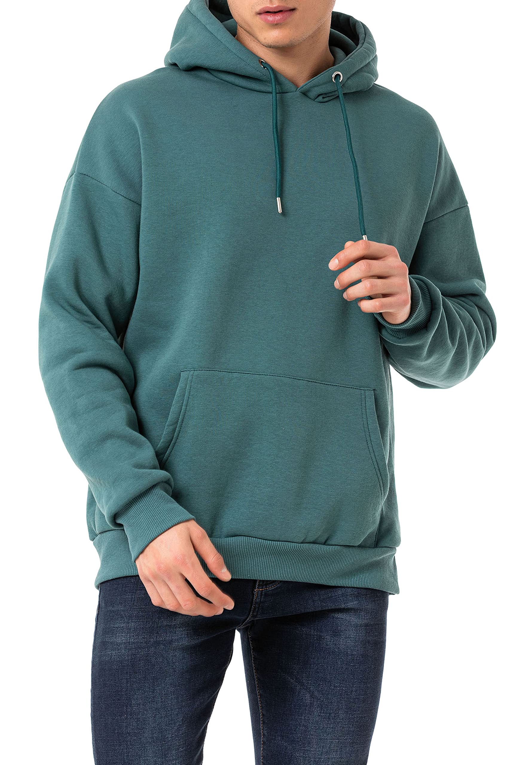 redbridge-pullover-basic-hoodie-kapuzenpullover-schwarz-baumwolle image 8