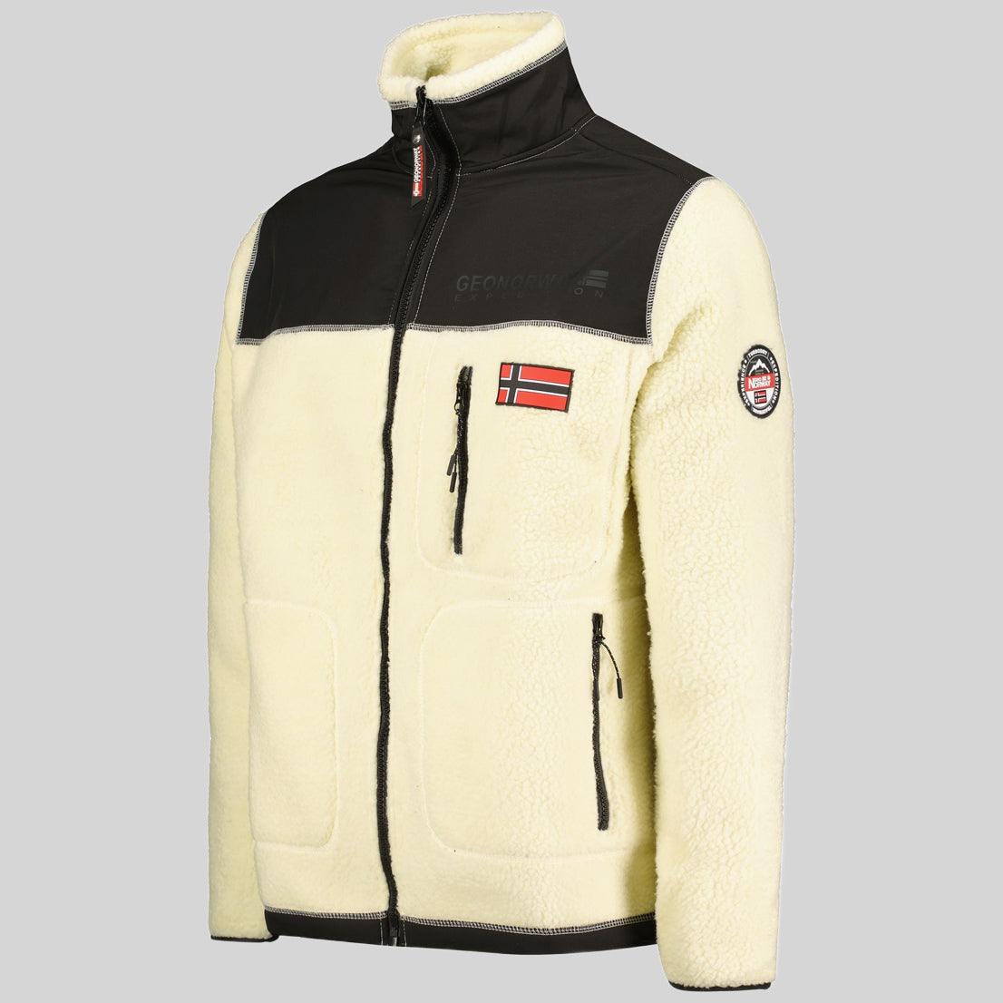 geographical-norway-tuvalu-fleecejacke-herren-wei-taschen image 4