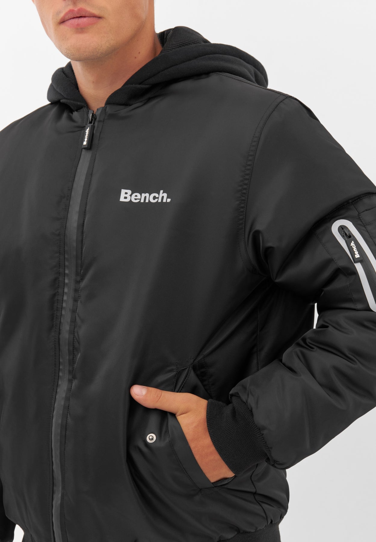 bench-bomper-jacke-herren-black-winter image 4