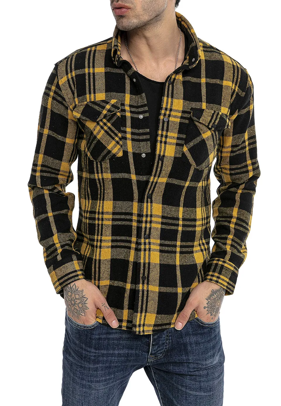 redbridge-hemden-holzf-llerhemd-kariert-plaid-shirt-vintage image 1