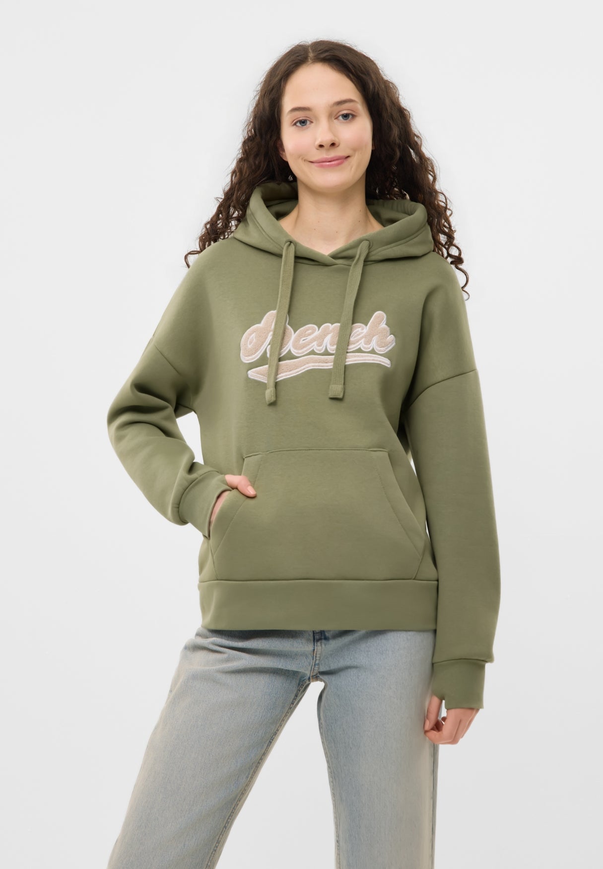 bench-karolina-hoodie-damen-soft-khaki-baumwolle image 2