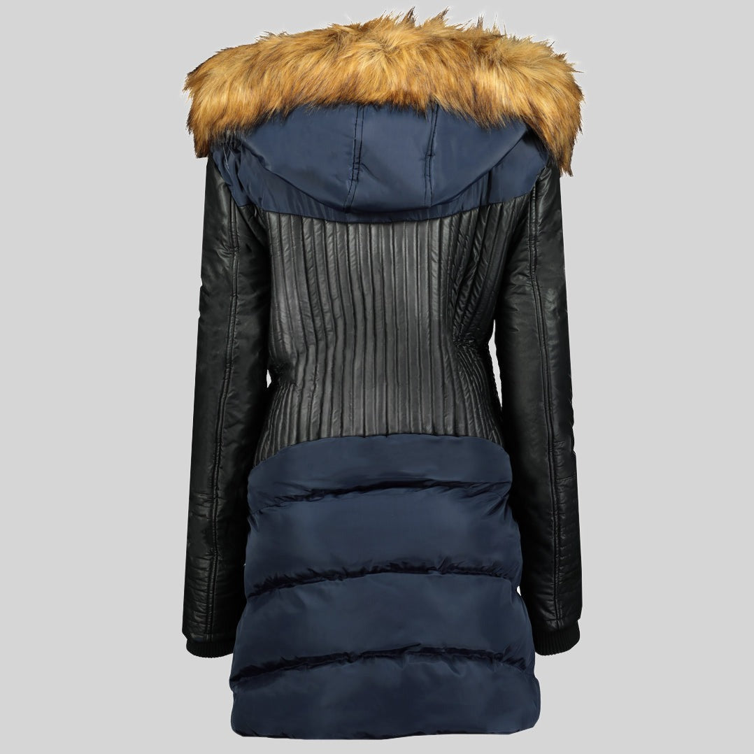 geographical-norway-ausmose-parka-damen-schwarz-mit-kapuze image 6