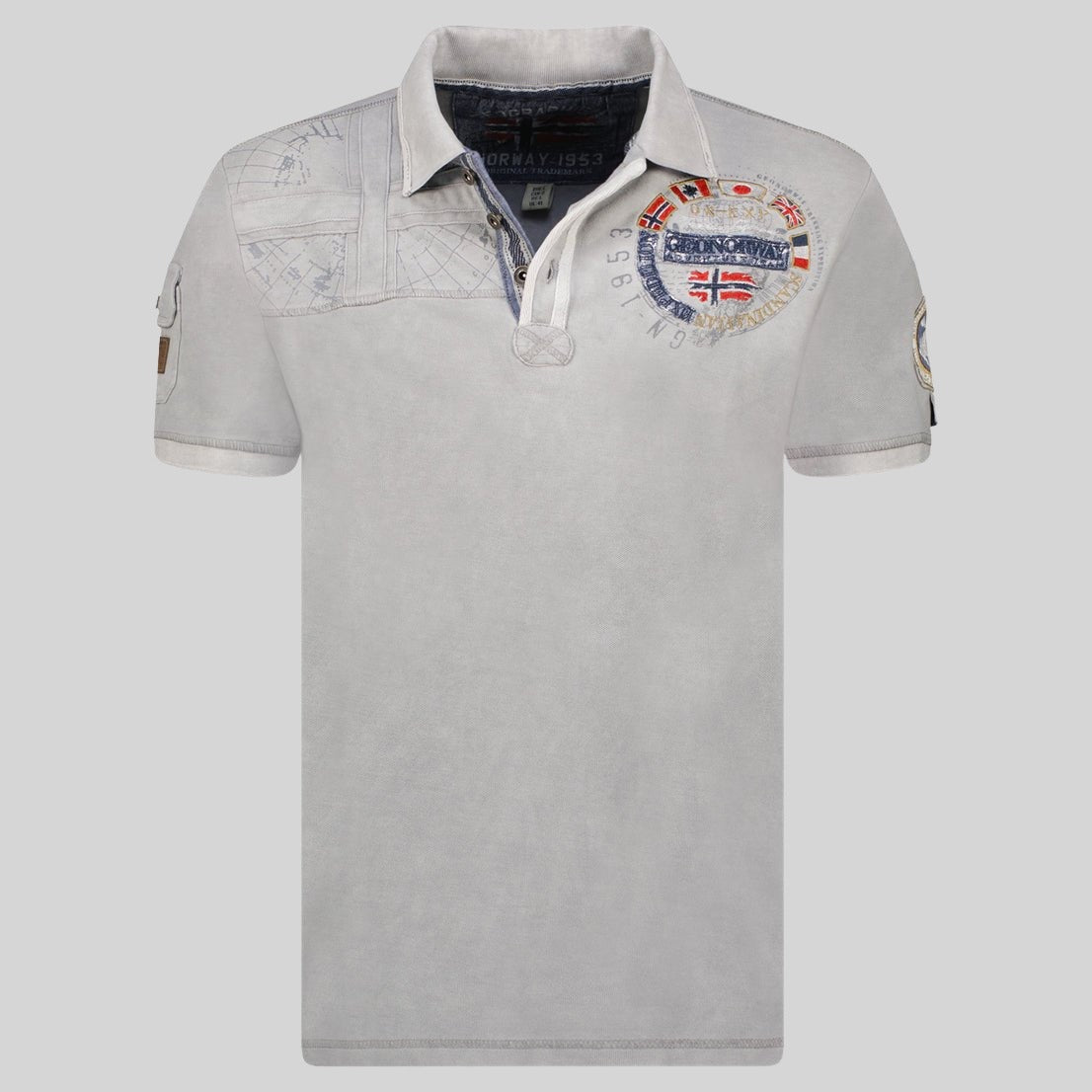 geographical-norway-kinflat-herren-polo-schwarz-baumwolle image 1