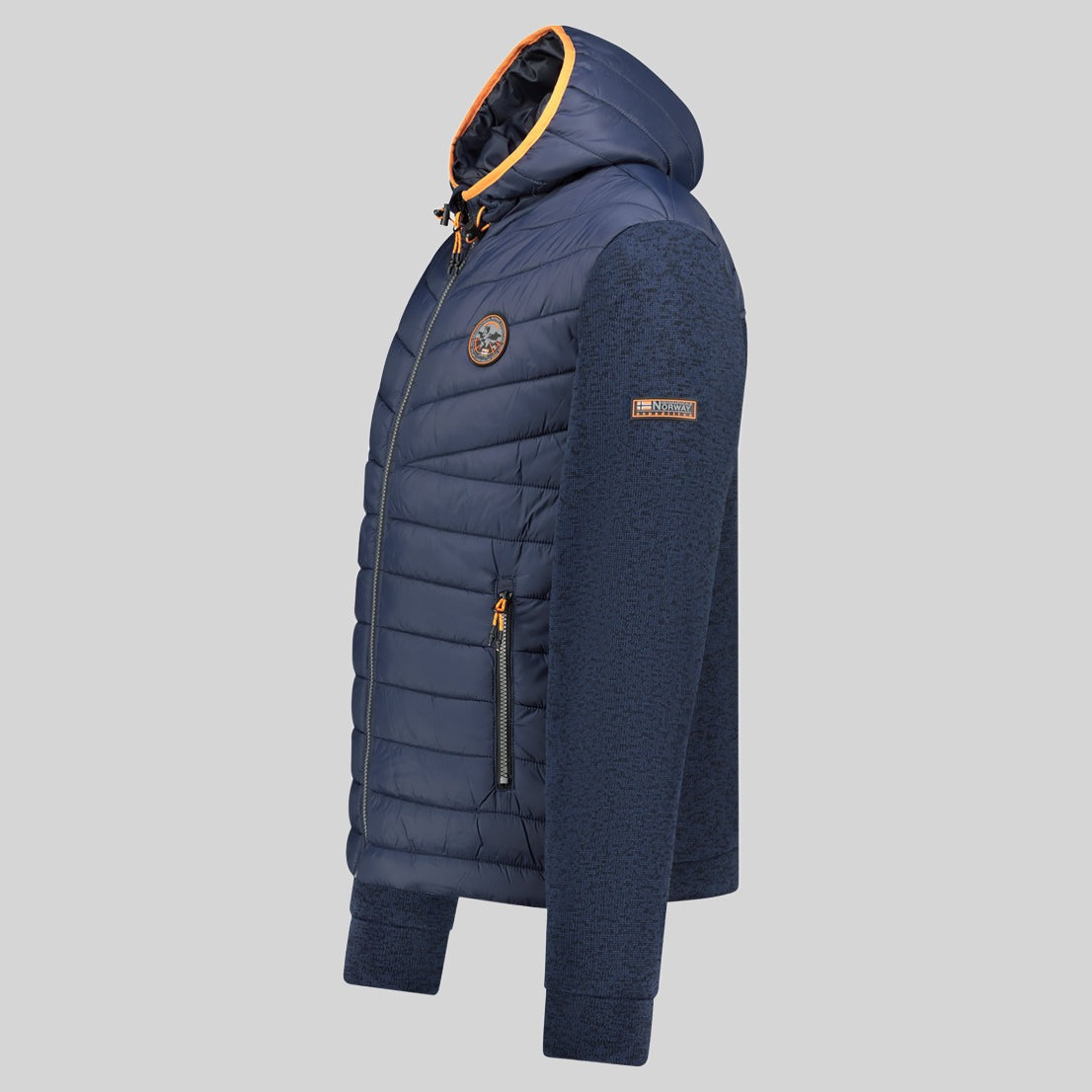 geographical-norway-ummos-fleecejacke-herren-marine-kapuze image 4