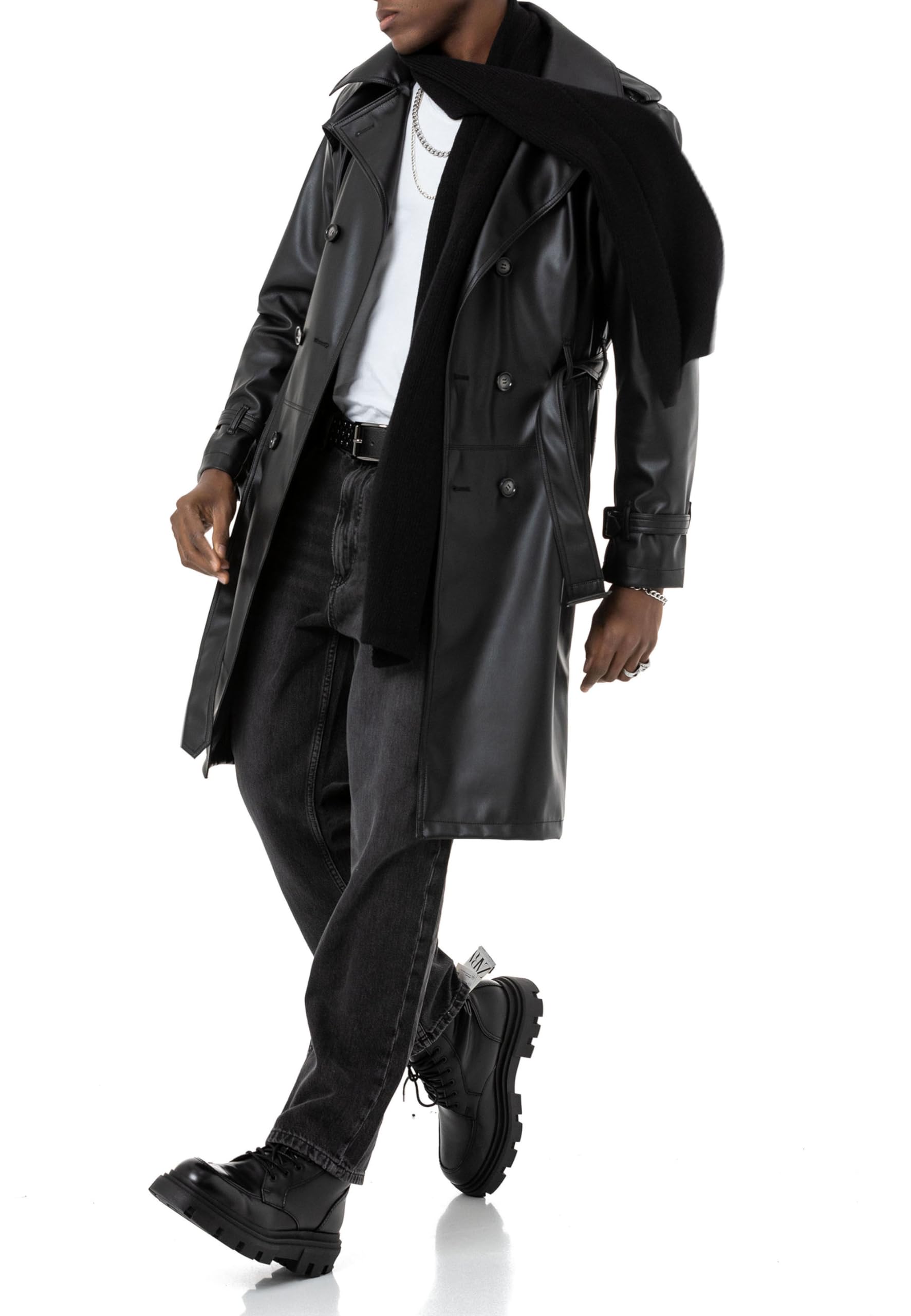 redbridge-oberbekleidung-kunstleder-mantel-urbanstyle-trenchcoat-lederjacke-m image 5