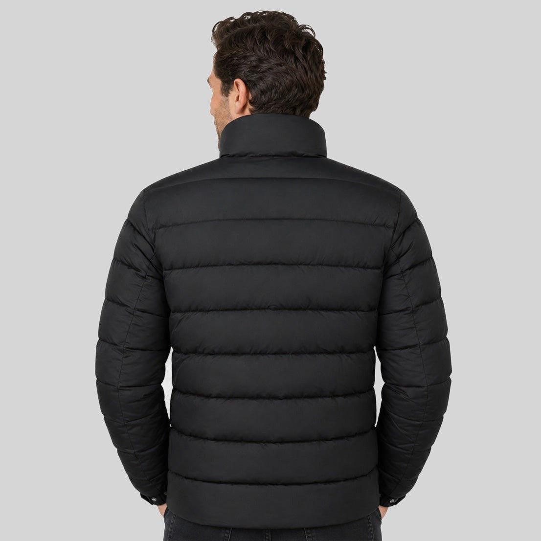 geographical-norway-boudric-steppjacke-herren-mit-stehkragen-leicht-marine-schwa image 8