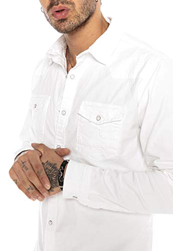 redbridge-hemd-herren-jeanshemd-denim-regular-fit-langarm image 8