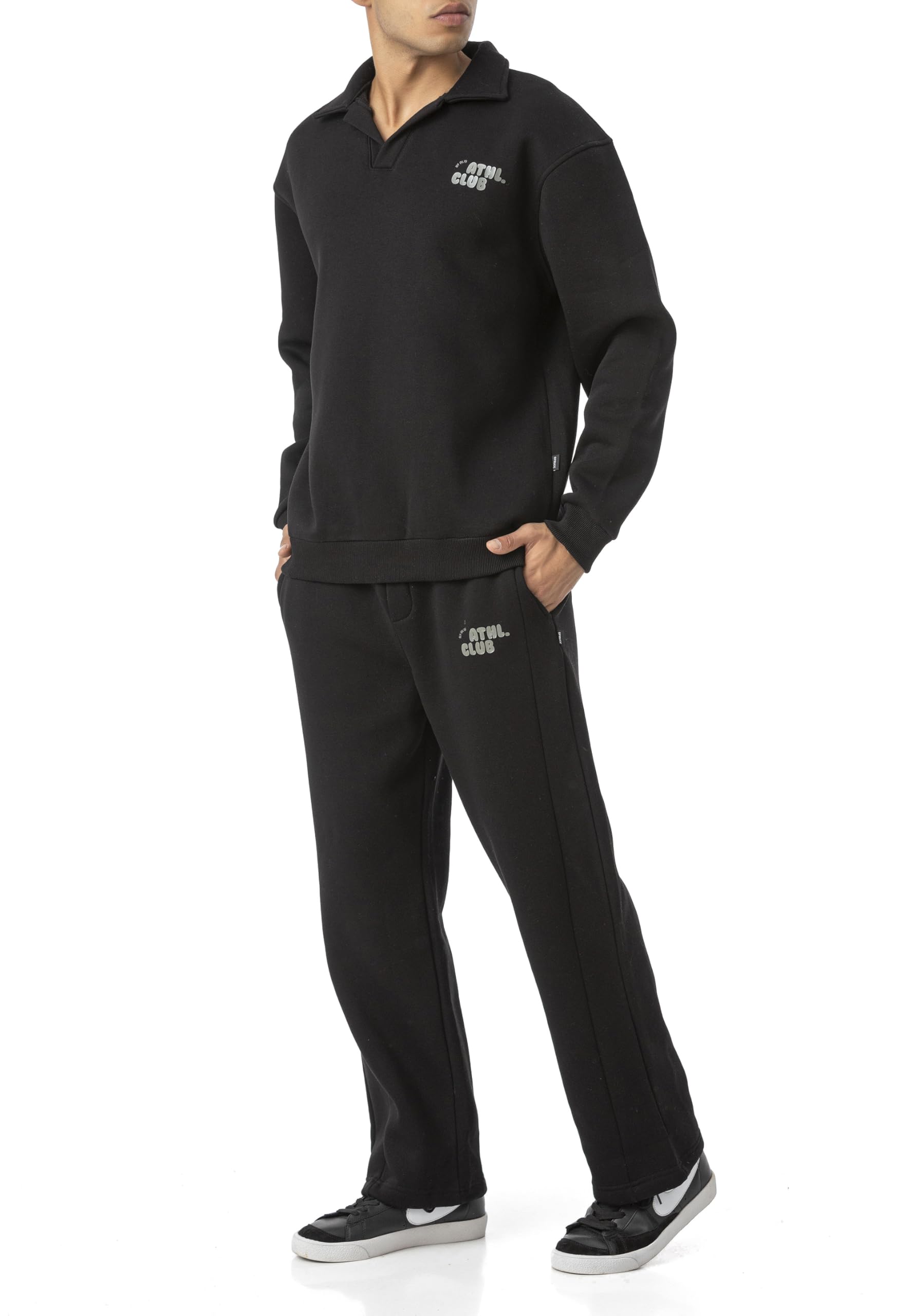redbridge-sweat-set-polokragen-zweiteiler-oversized-beige image 8