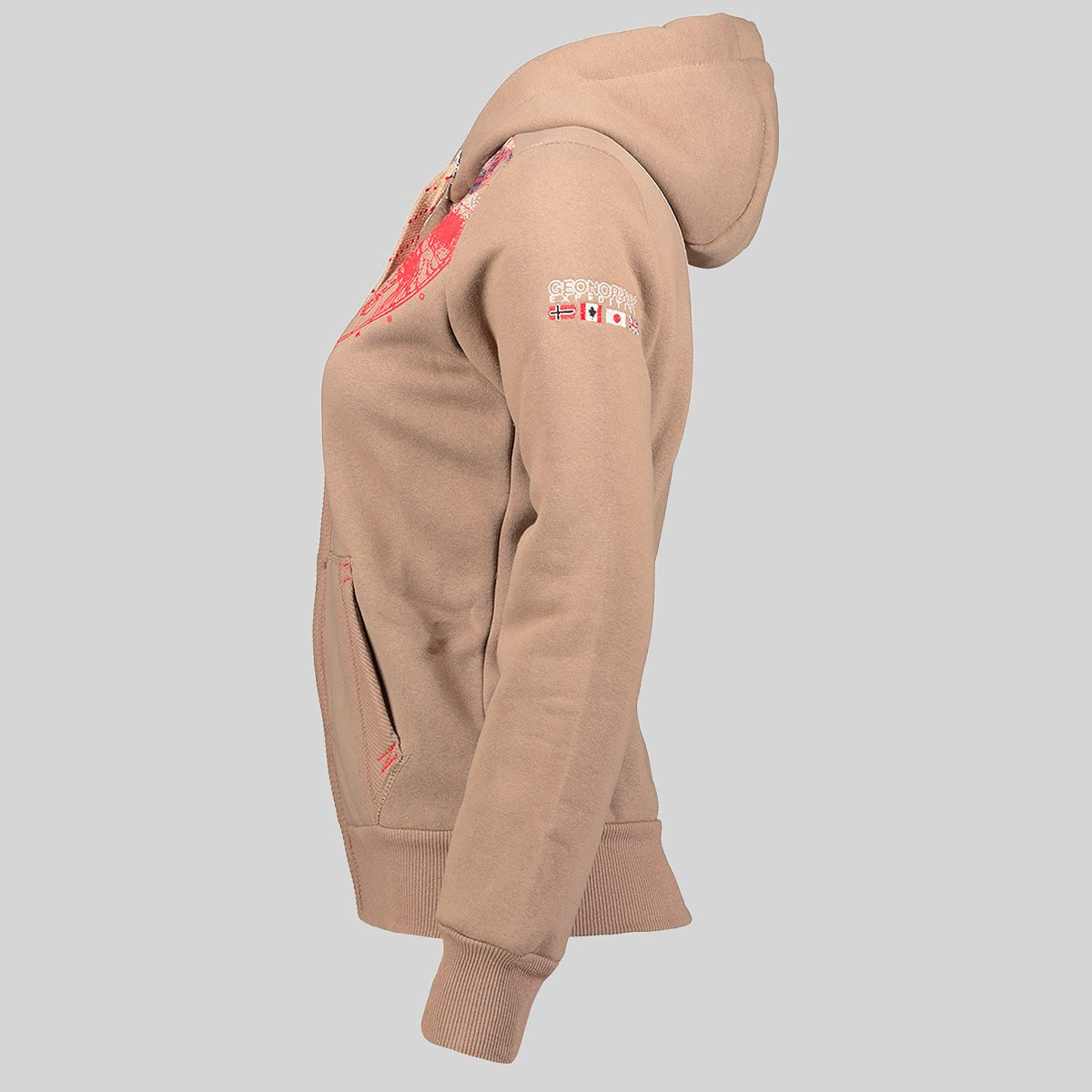 geographical-norway-gasmine-sweatshirt-damen-taupe image 4