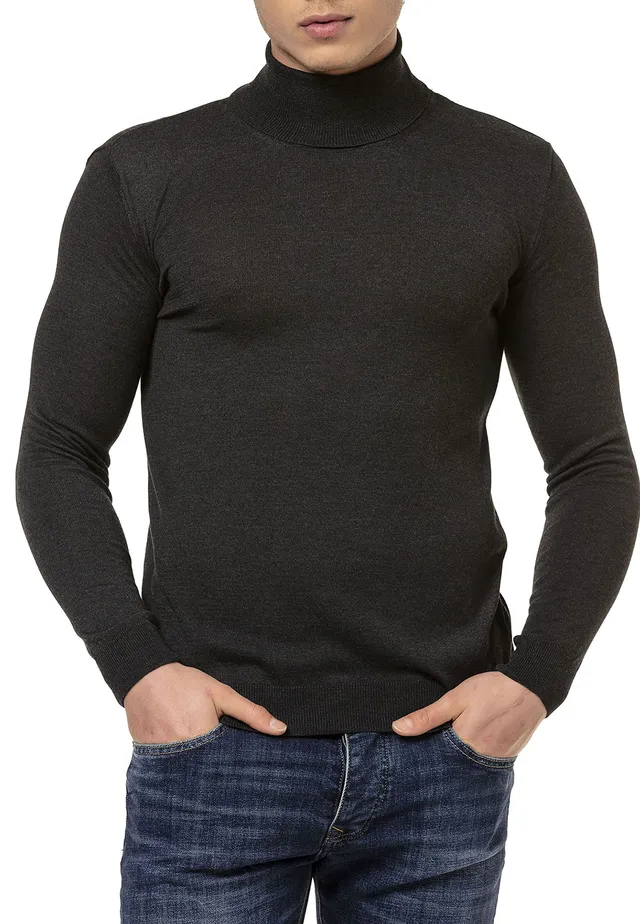 redbridge-pullover-rollkragenpullover-herren-dunkelgrau image 1