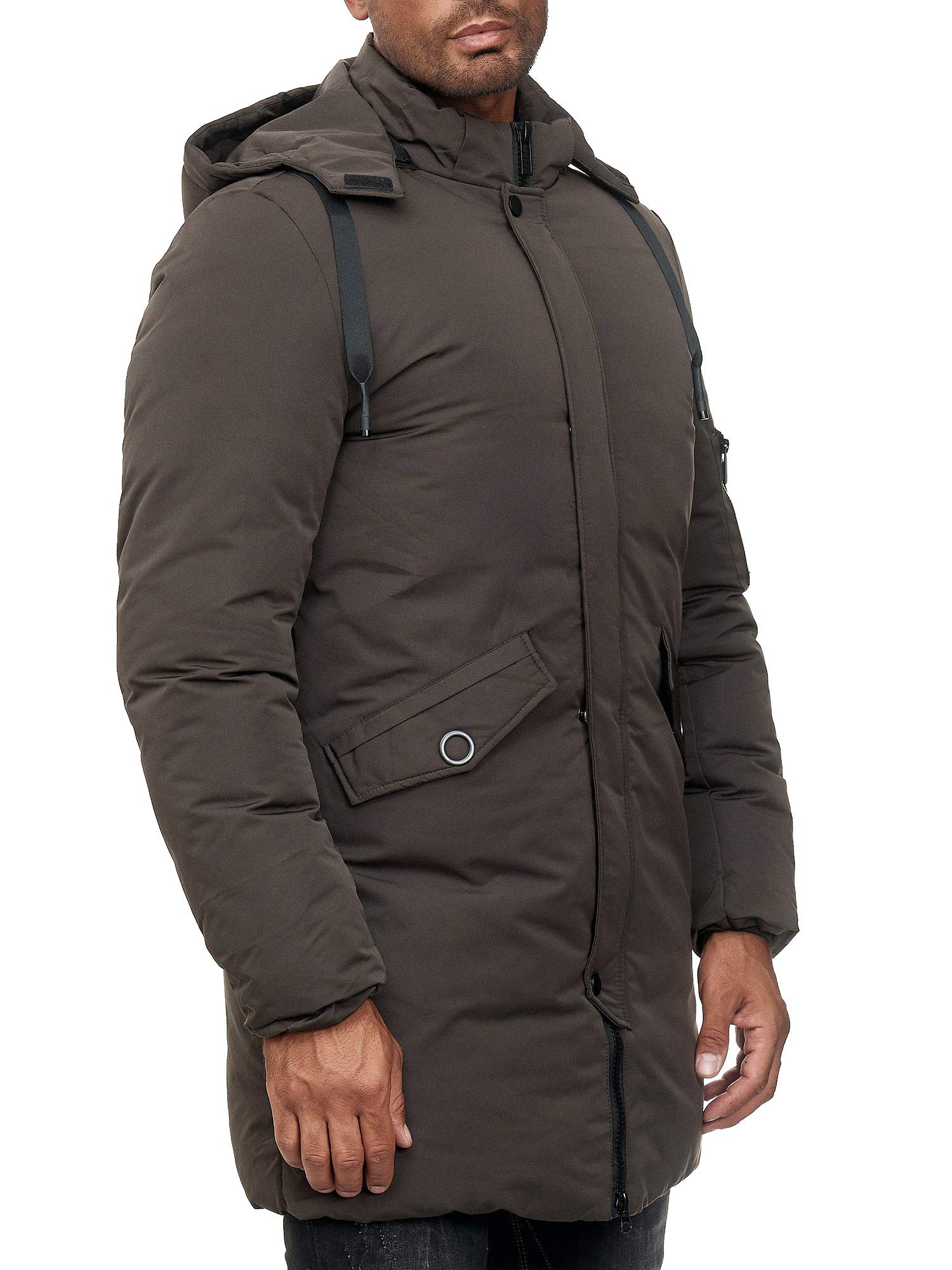 redbridge-parka-winterjacke-long-basic-herren-mit-kapuze image 7