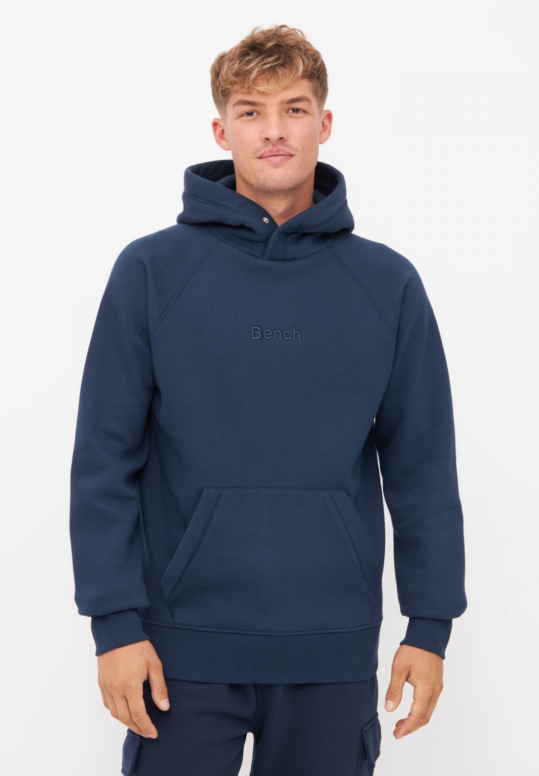 bench-sankey-hoodie-herren-navy-knopfleiste-schmal image 2