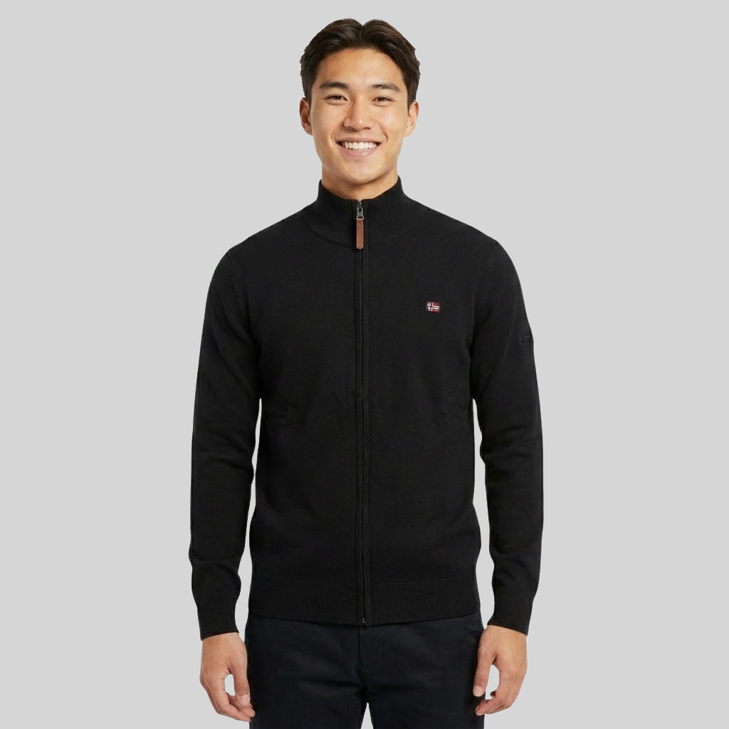 geographical-norway-fregate-herren-pullover-schwarz-baumwolle image 1