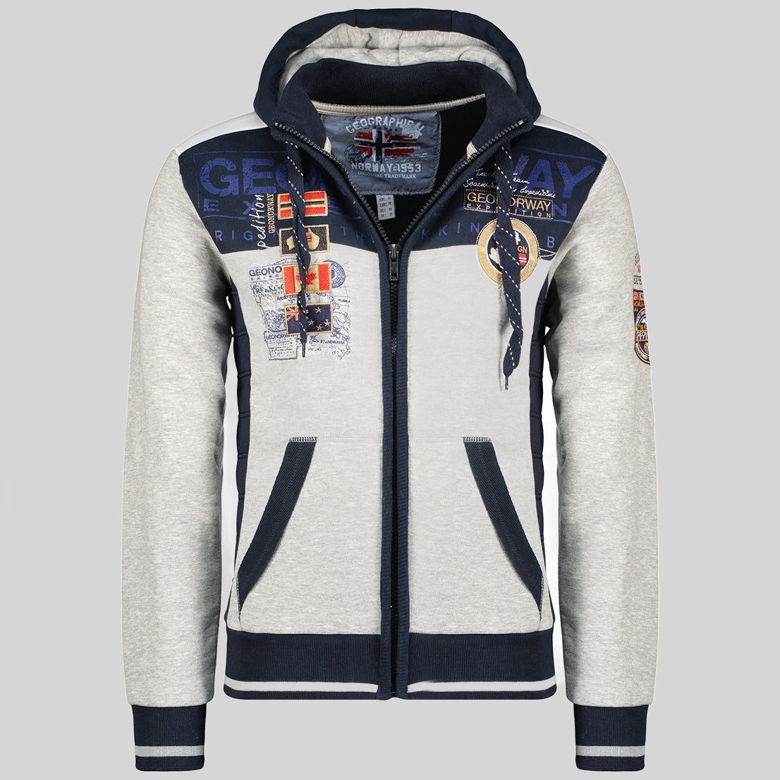geographical-norway-geday-herren-hoodie-kapuze-schwarz image 3