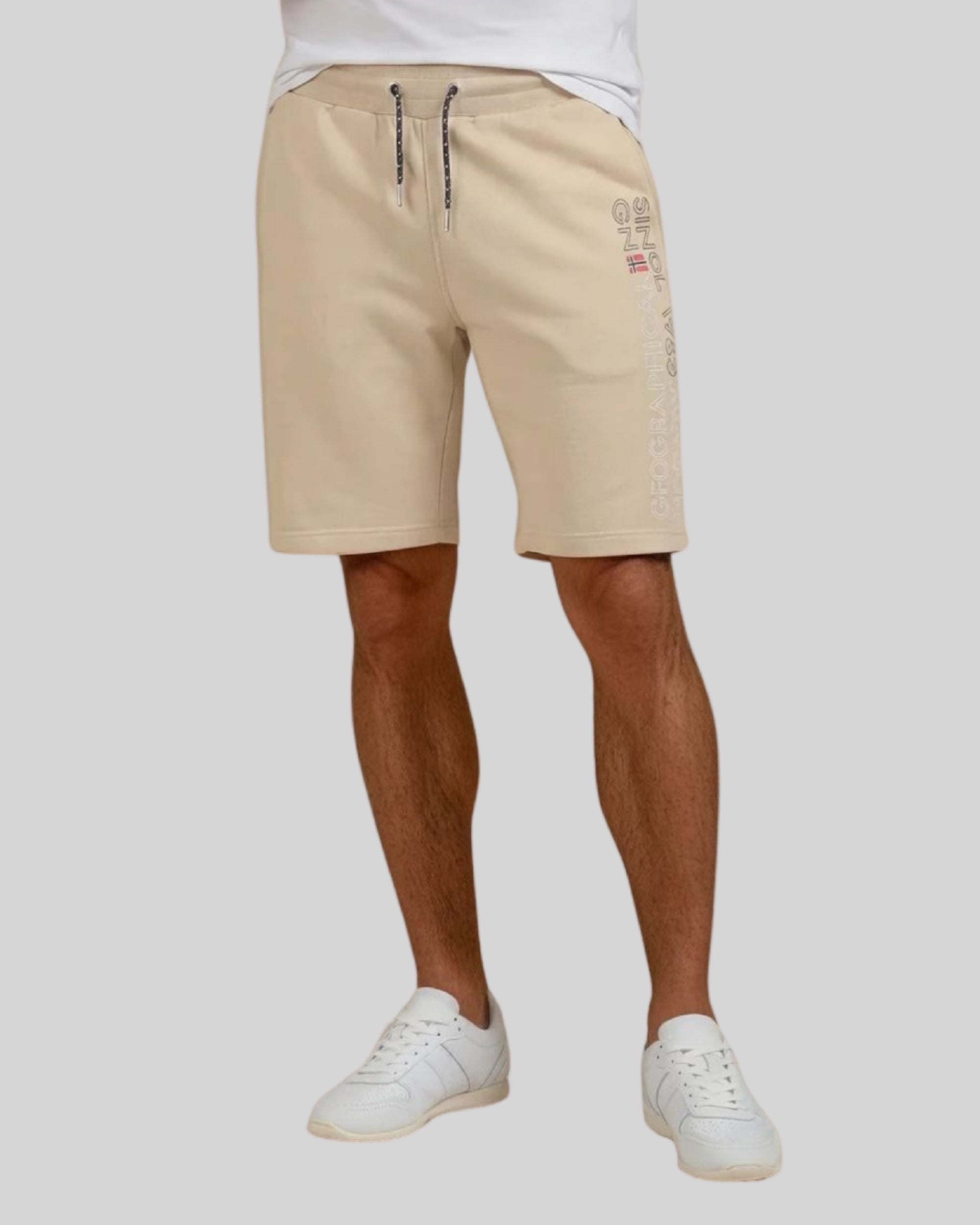 geographical-norway-ponakry-herren-bermuda-shorts-molleton-beige image 1
