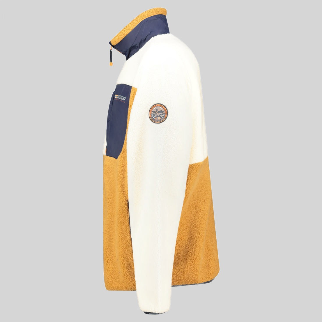 geographical-norway-tarley-herren-fleecejacke-ecru-rei-verschluss image 6