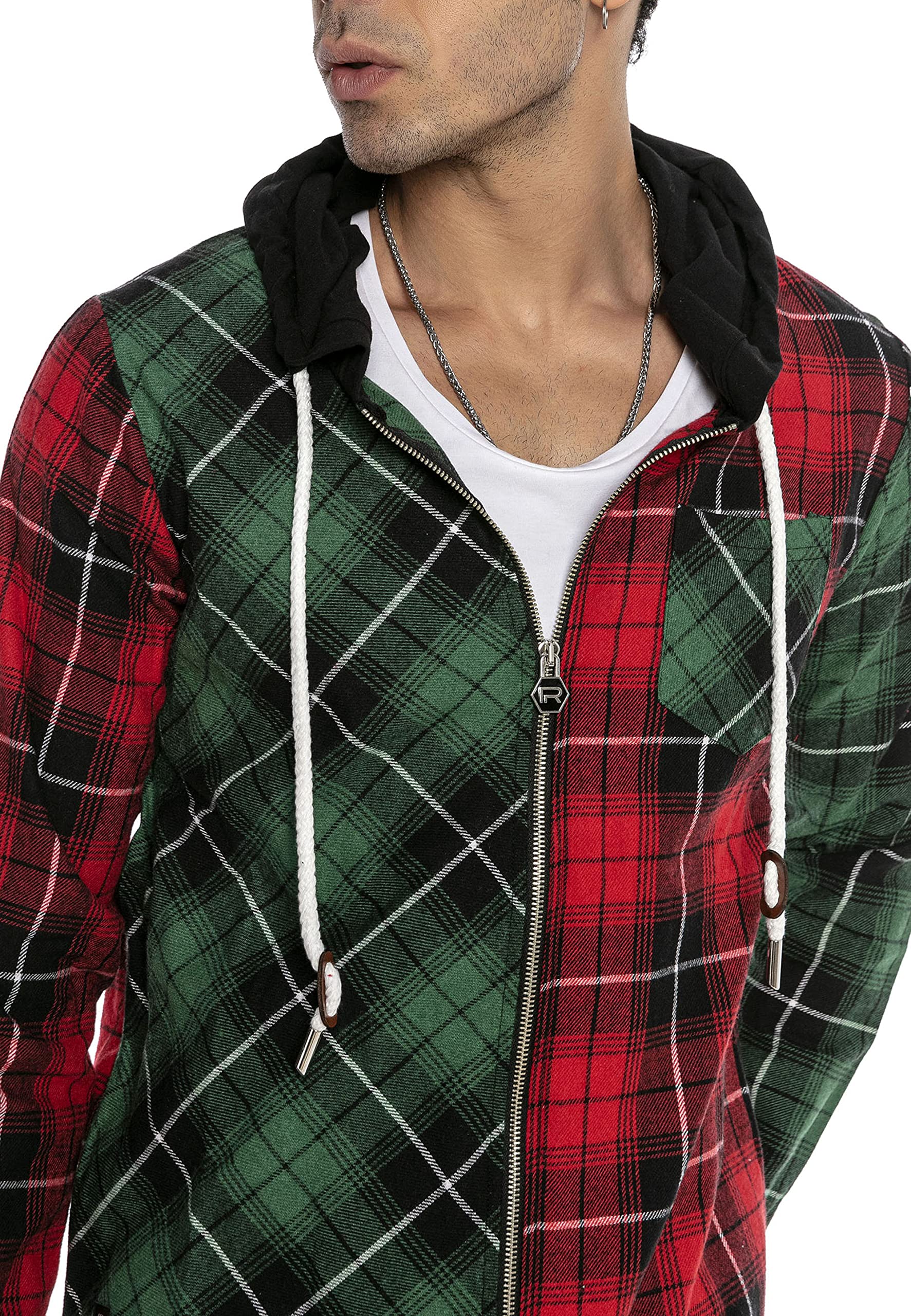 redbridge-hemden-m2176-holzf-ller-sweatjacke-kapuzenjacke image 2
