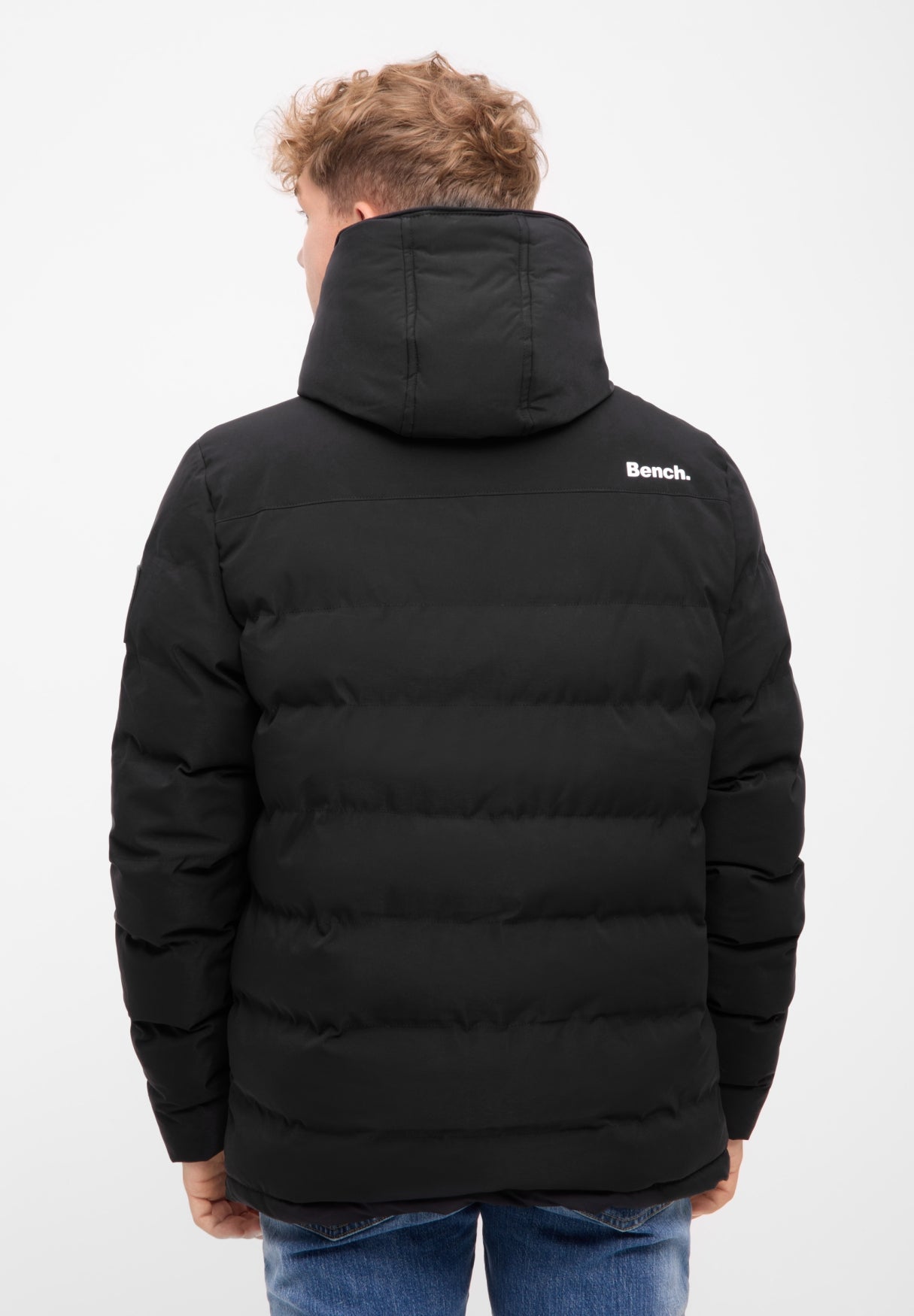 bench-parrel-jacke-herren-anorak-black-mit-kapuze image 3