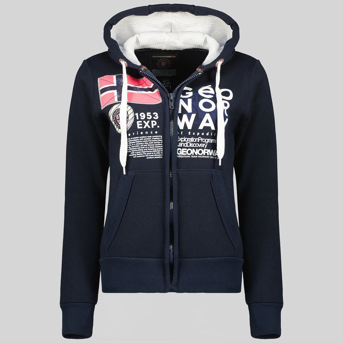 geographical-norway-gasado-hoodie-damen-marine-sweatshirt image 1
