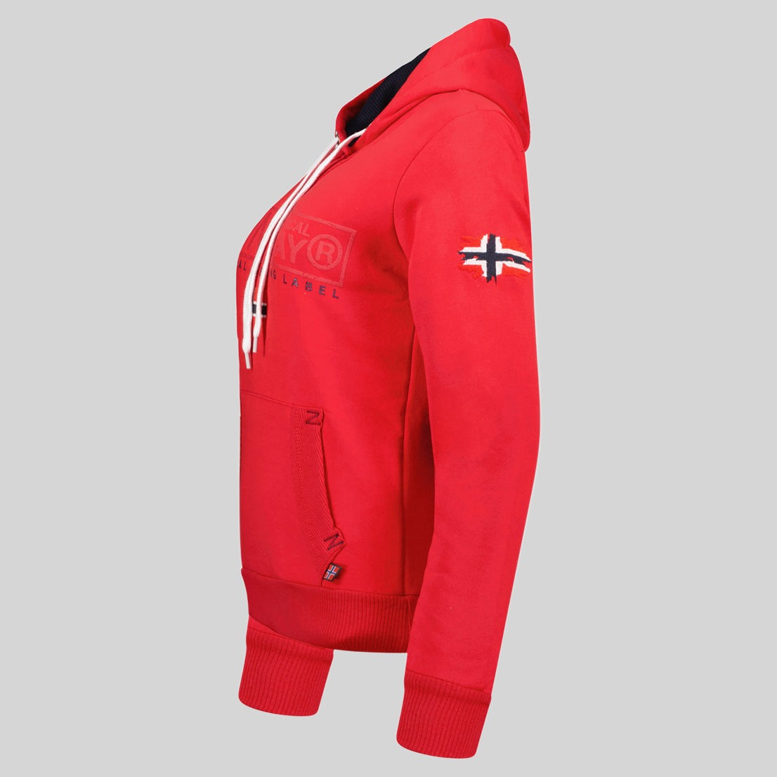 geographical-norway-gasic-damen-hoodie-schwarz-k-ngurutasche image 4