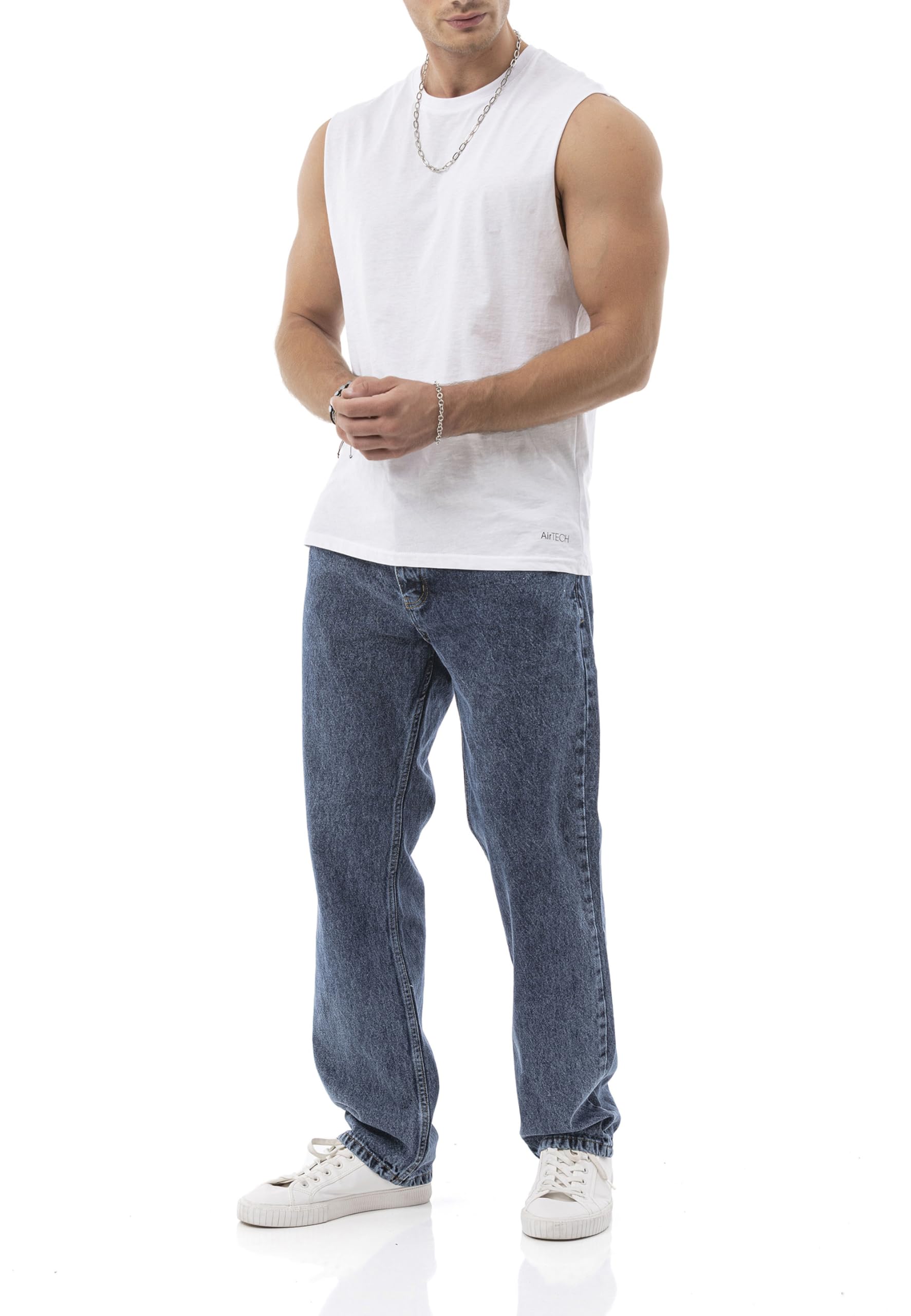 redbridge-jeans-by-diga-straight-fit-herren-blau-baumwolle image 4