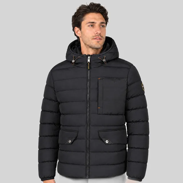 geographical-norway-bexquise-parka-herren-schwarz-stepp-kapuze image 1