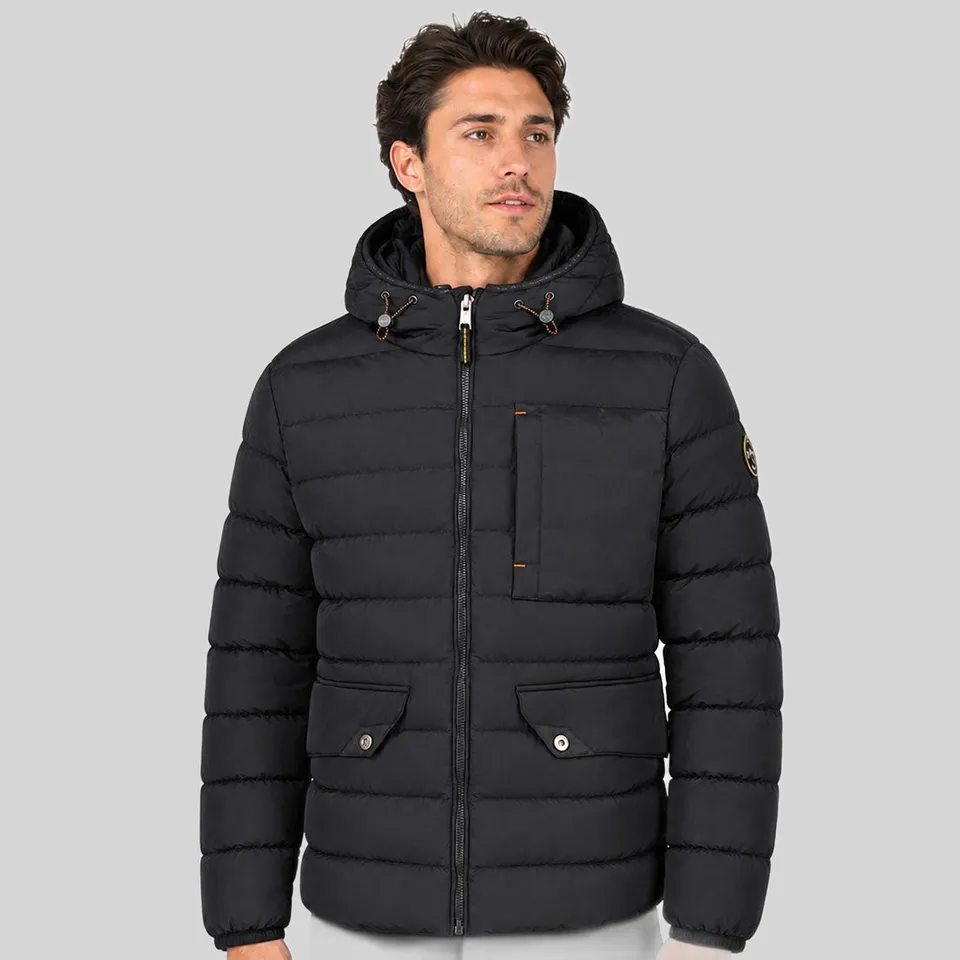 geographical-norway-bexquise-parka-herren-schwarz-stepp-kapuze image 1