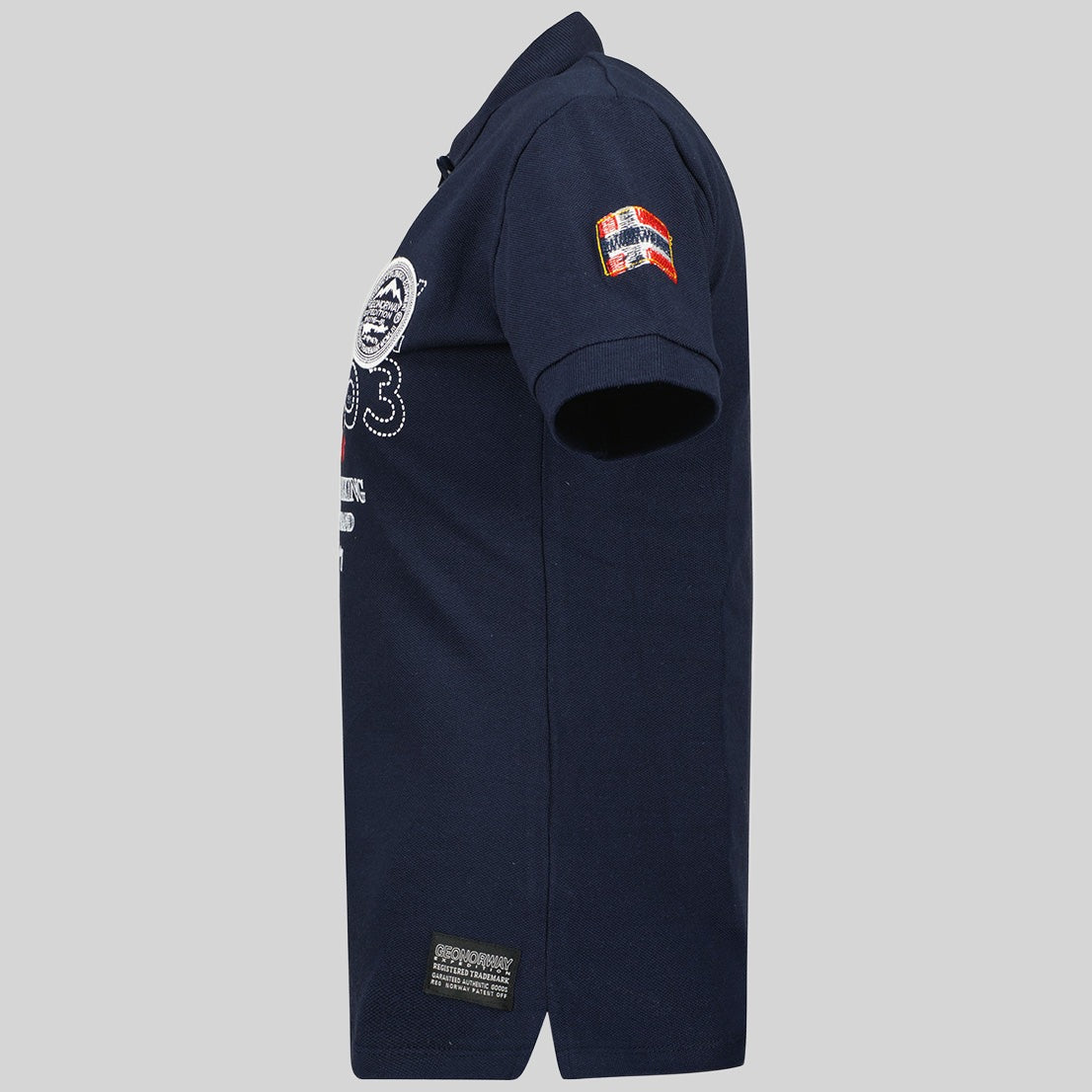 geographical-norway-kerry-damen-polo-marine-kurzarm-mit-print image 4